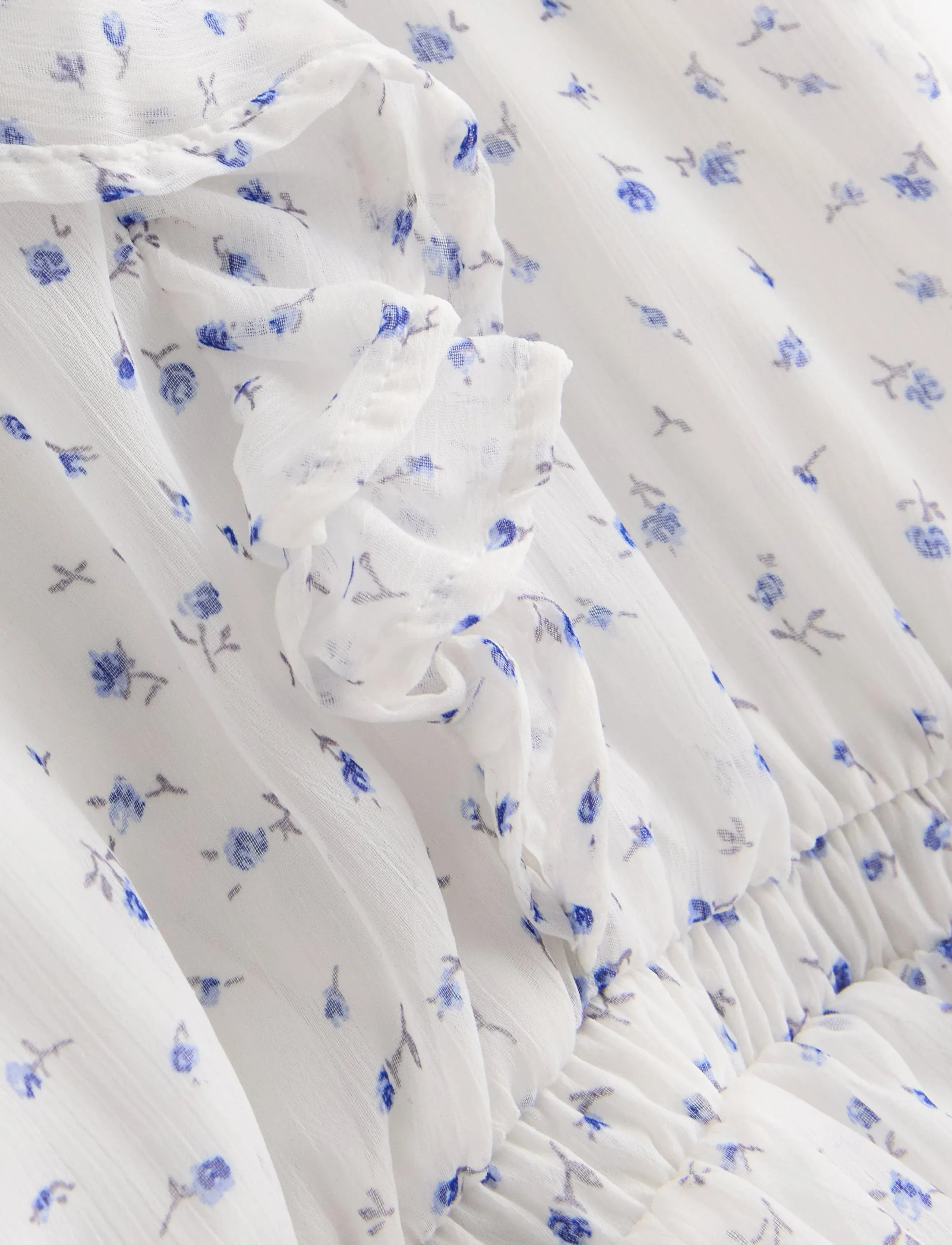Lindex - Flounce dress - lühikeste varrukatega vabaaja kleidid - off white - 5