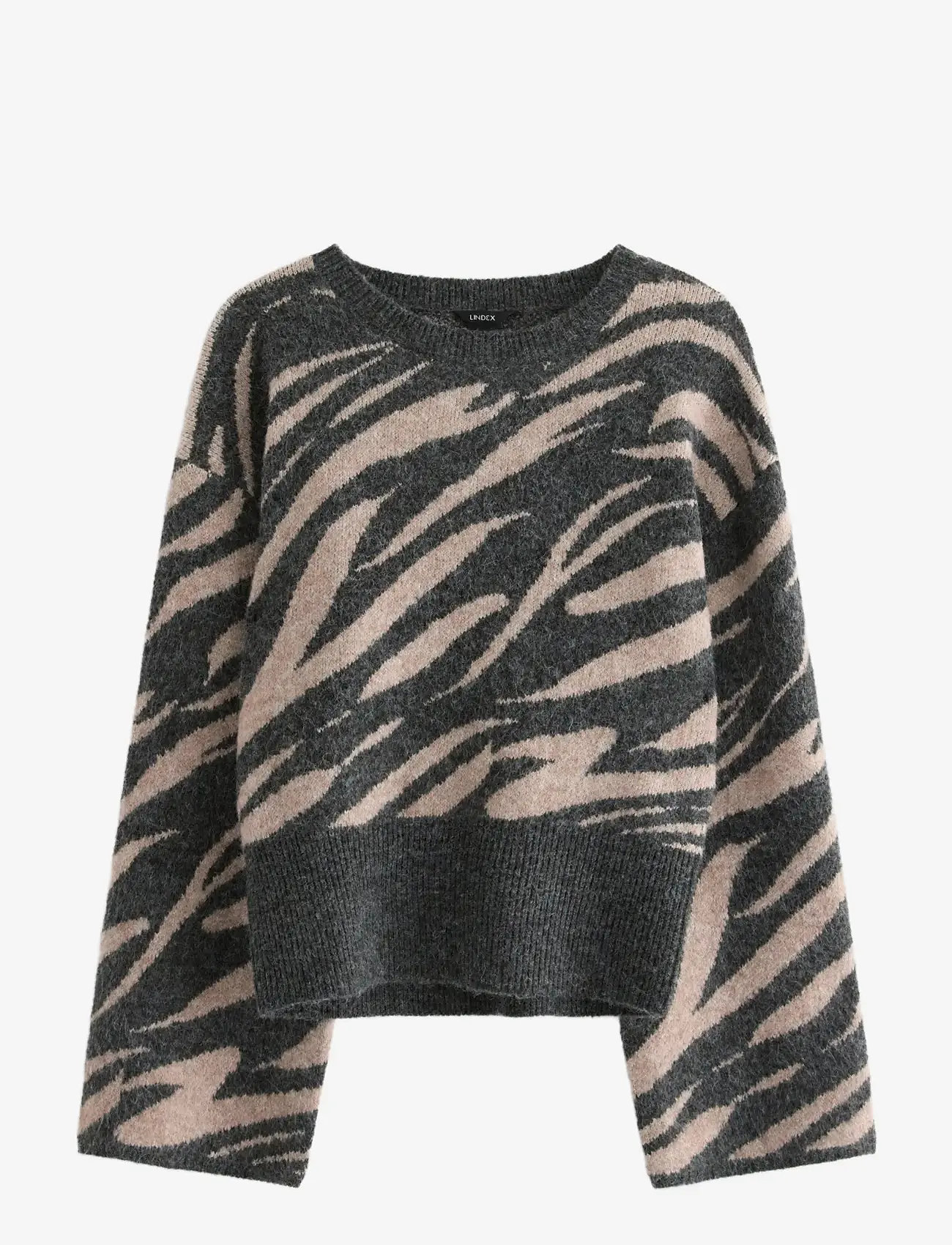 Lindex - Sweater Hermina - stickade tröjor - dark grey melange - 1