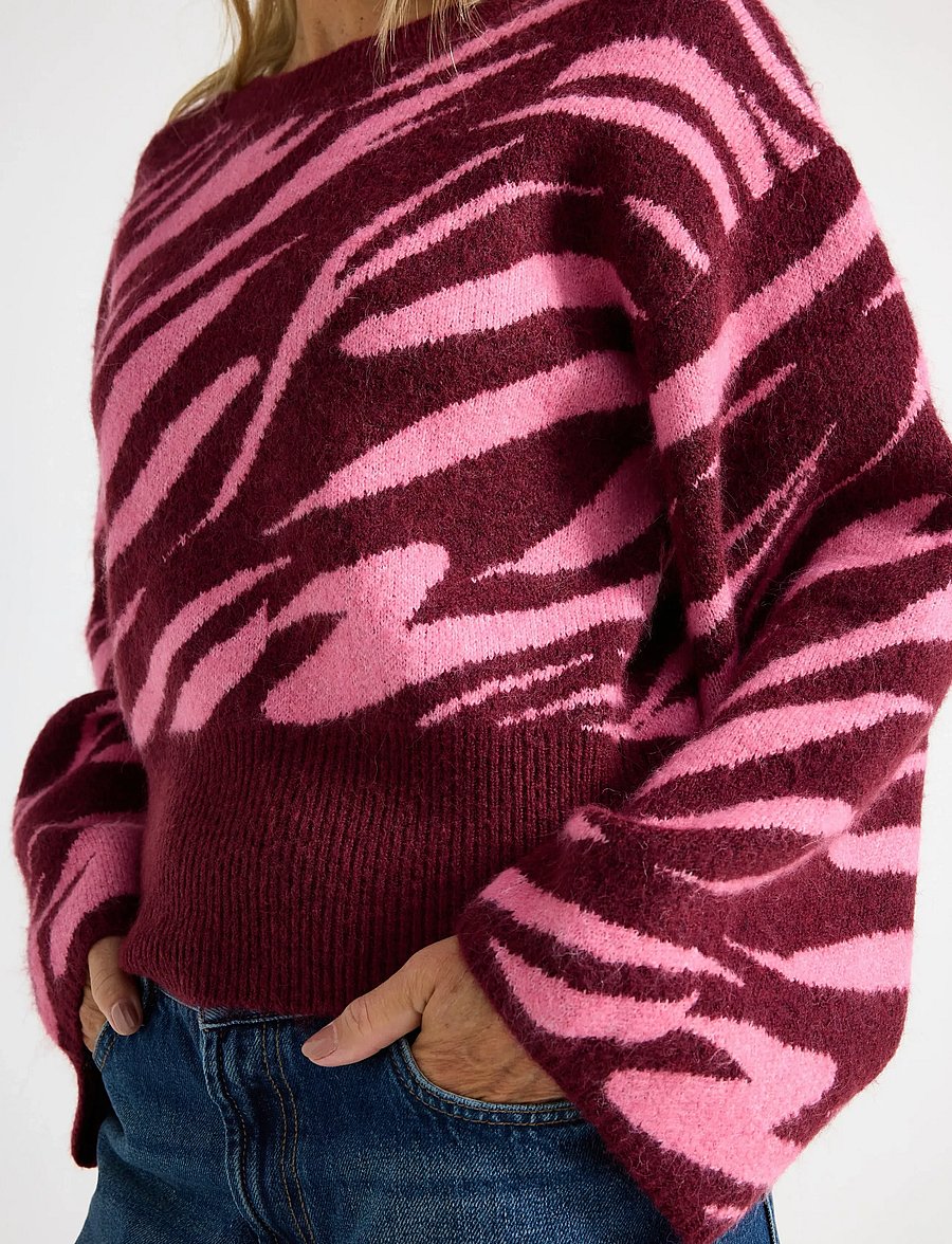 Lindex - Sweater Hermina - kampsunid - pink - 4