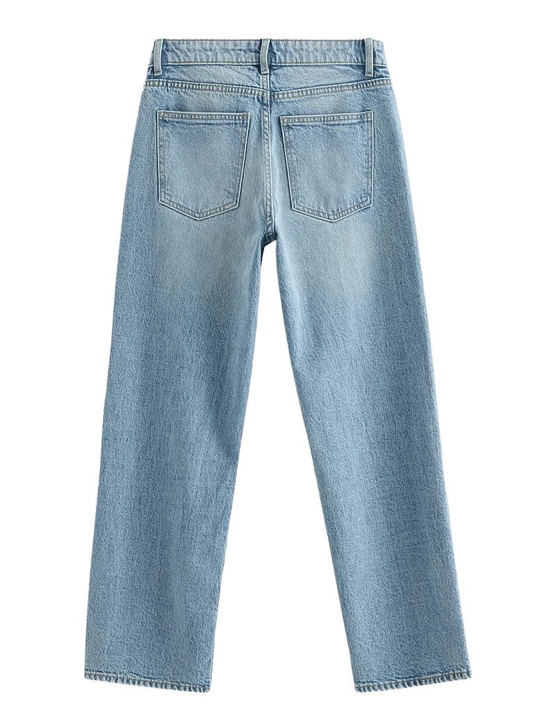 Lindex - STRAIGHT Nea cropped jeans with light stretch - straight jeans - light denim - 2