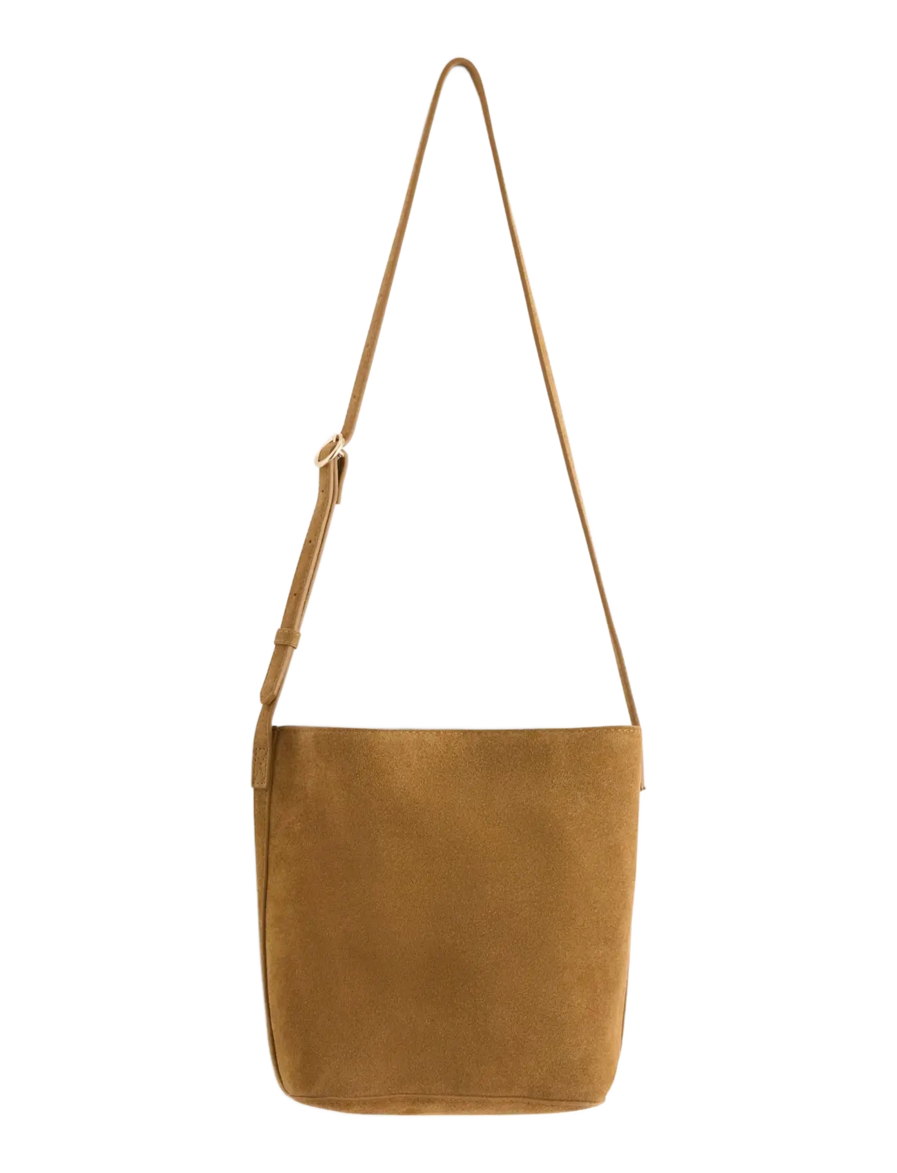 Lindex - Bag shopper suede Em - modetrender - cognac - 1