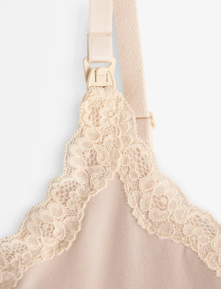 Lindex - MOM Nursing camisole - unterwäsche - light beige - 2