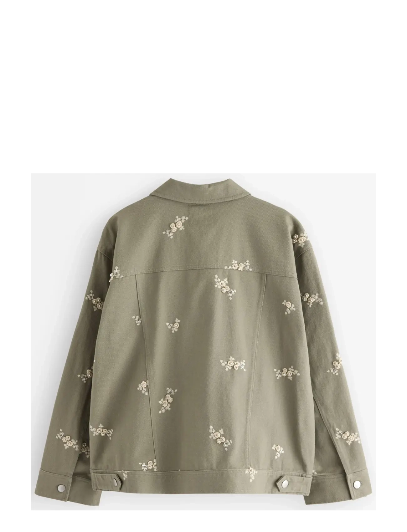 Lindex - Jacket with embroidery - light khaki - 2