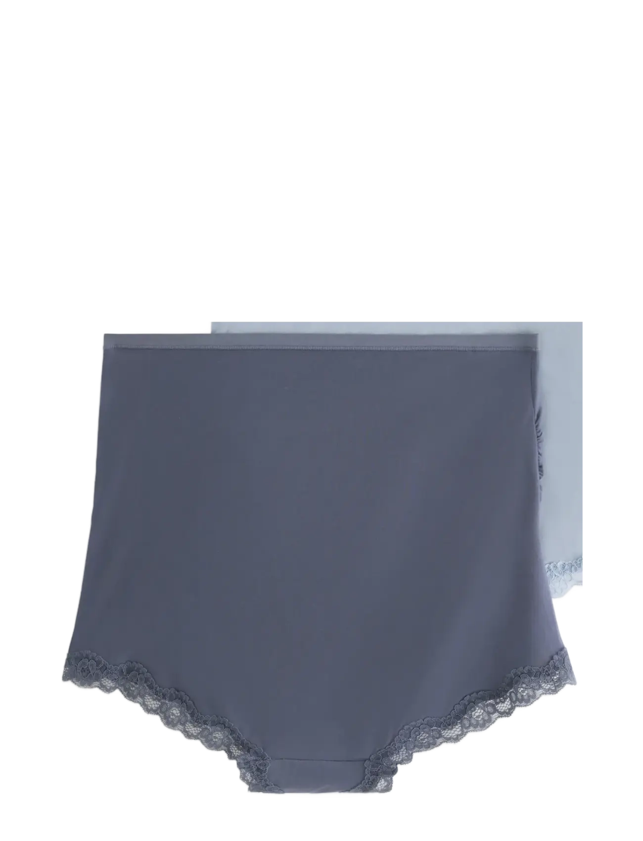 Lindex - 2-pack maternity briefs - underkläder - dark dusty grey - 2