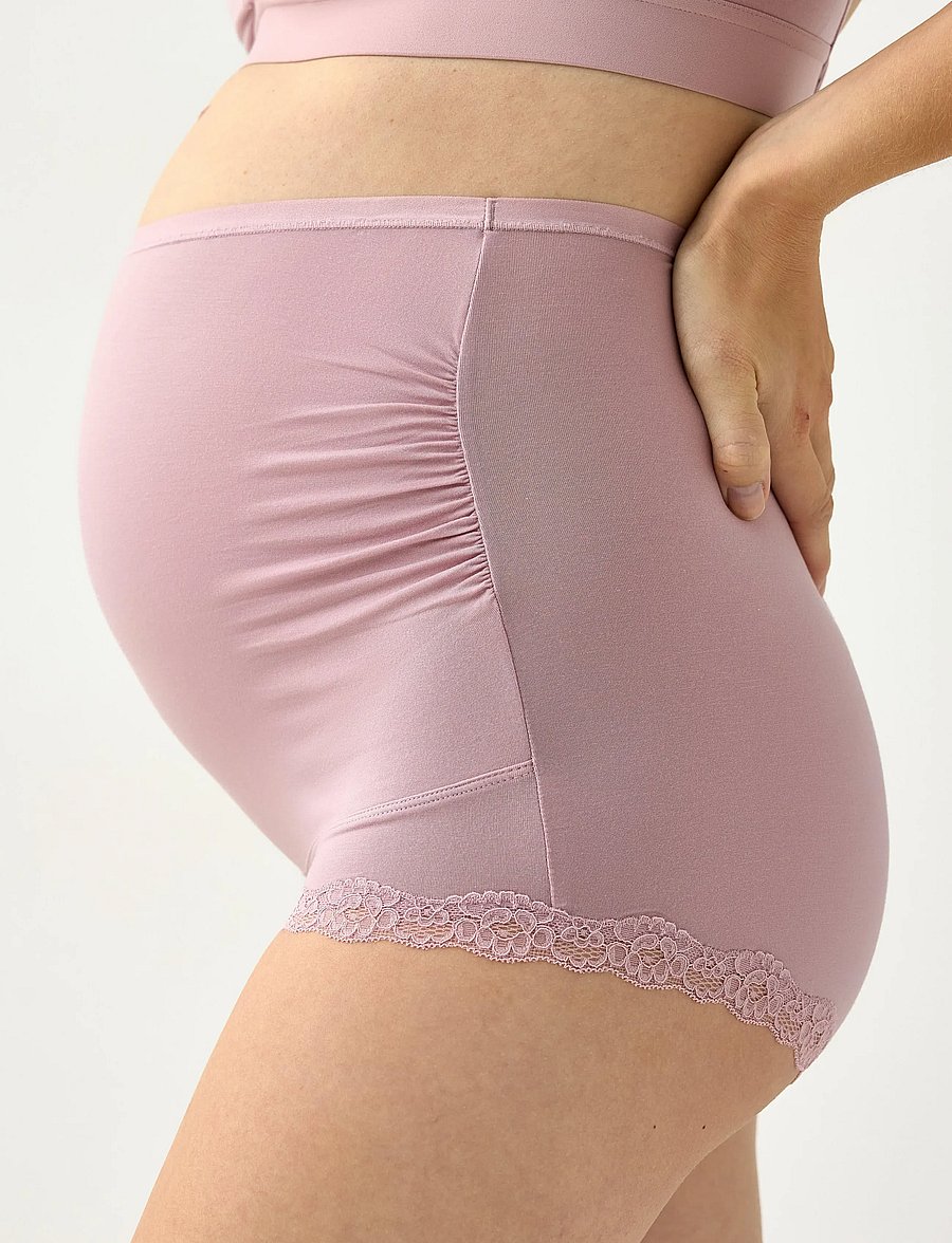 Lindex - 2-pack maternity briefs - underkläder - light dusty lilac - 4