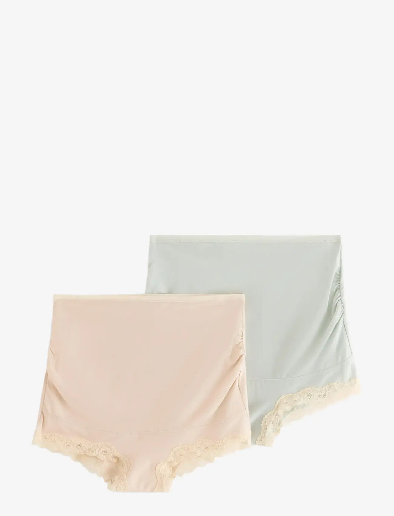 Lindex - 2-pack maternity briefs - unterwäsche - light green - 1