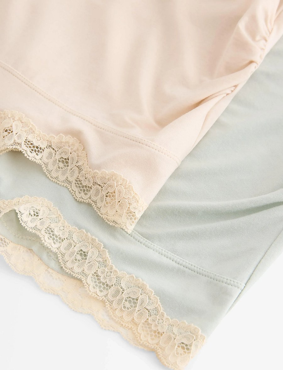Lindex - 2-pack maternity briefs - undertøj - light green - 5