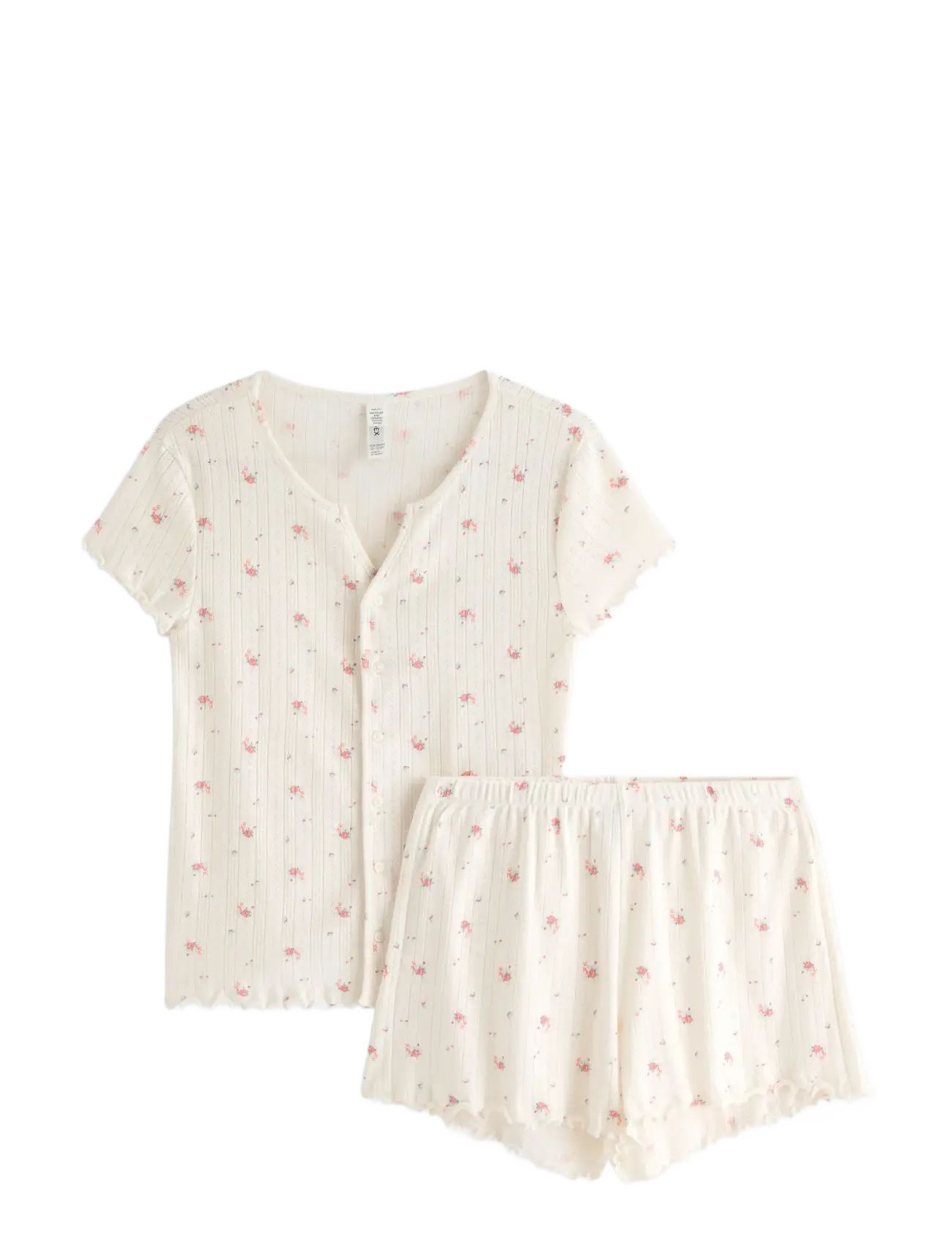 LINDEX Pyjama Set Cream - 128 - Kinder