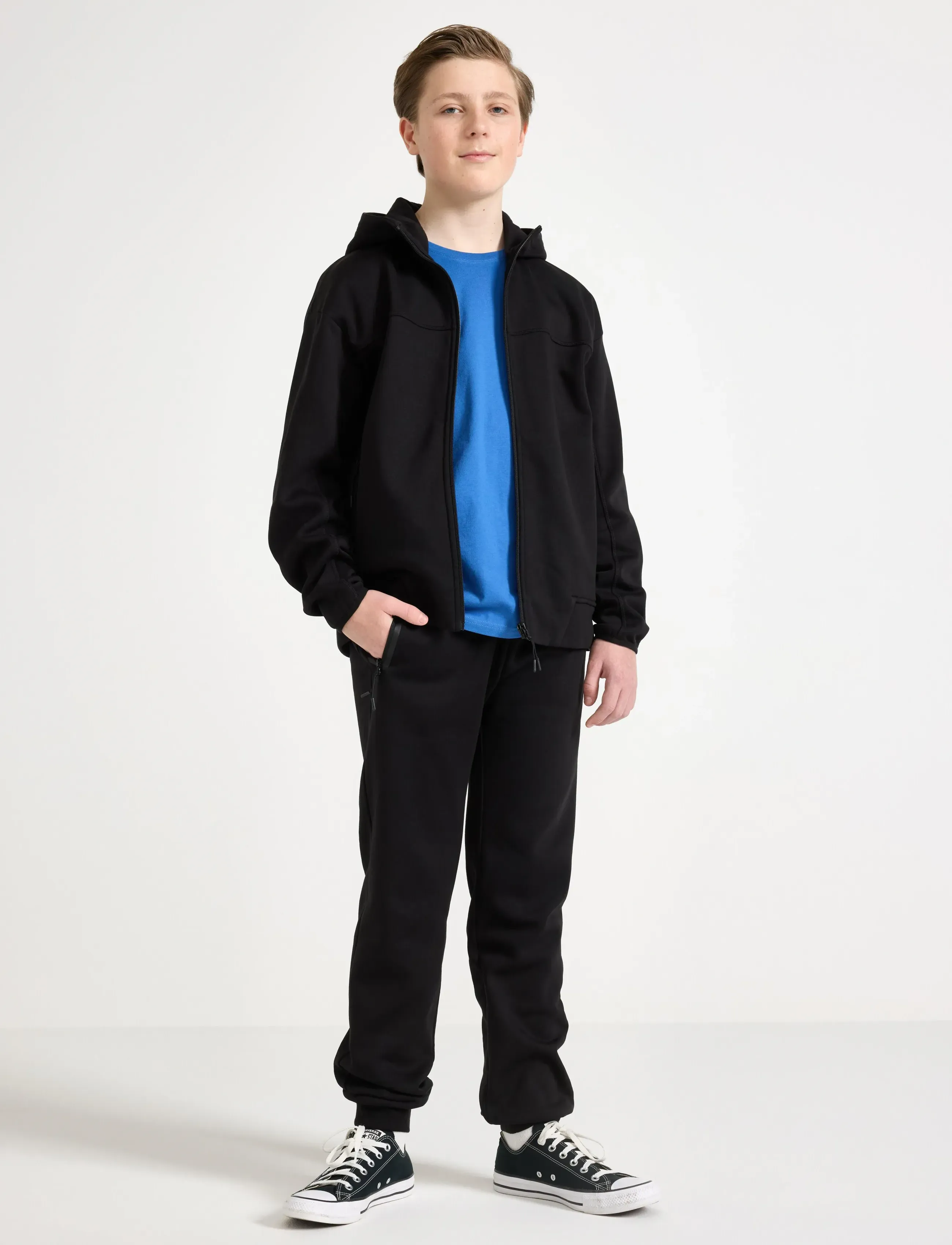 Lindex Joggers with brushed inside - Underdele - BLACK / black
