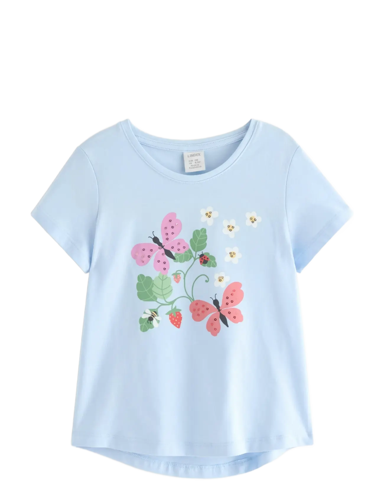 Lindex Short-sleeved top - Nach Größe einkaufen - LIGHT BLUE / blue