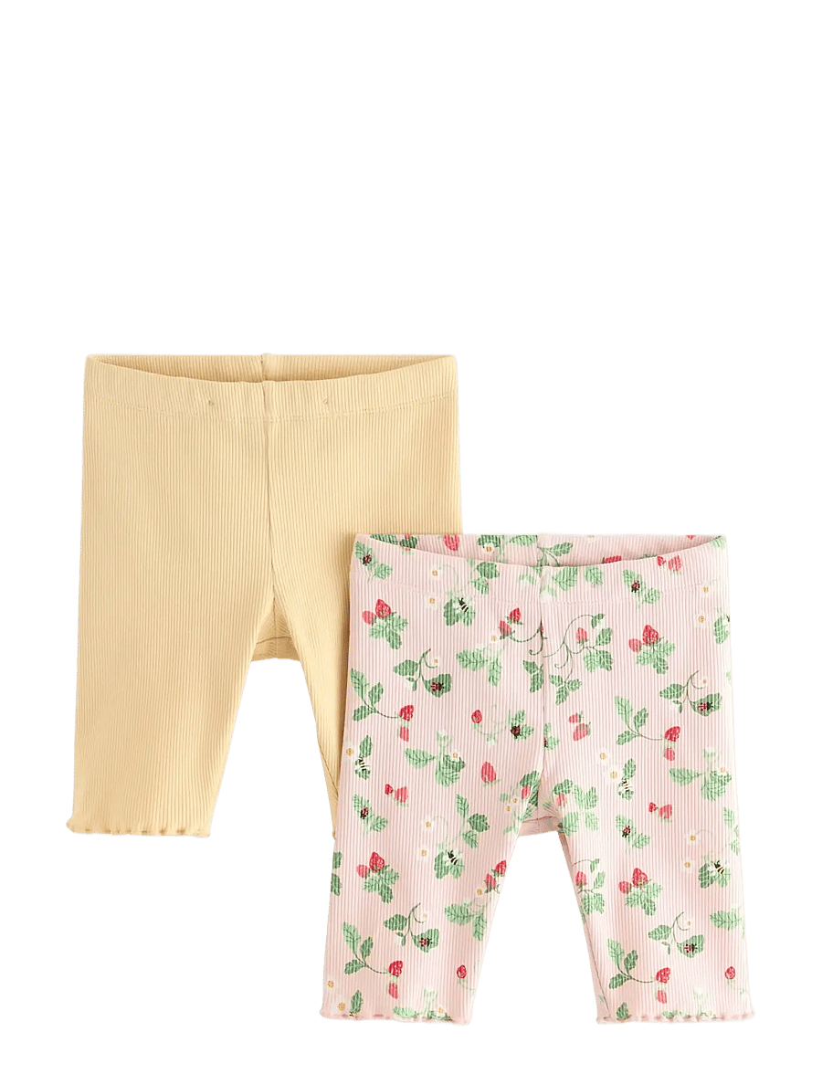 Lindex - Ribbed cycling shorts - cykelbyxor - light pink - 1