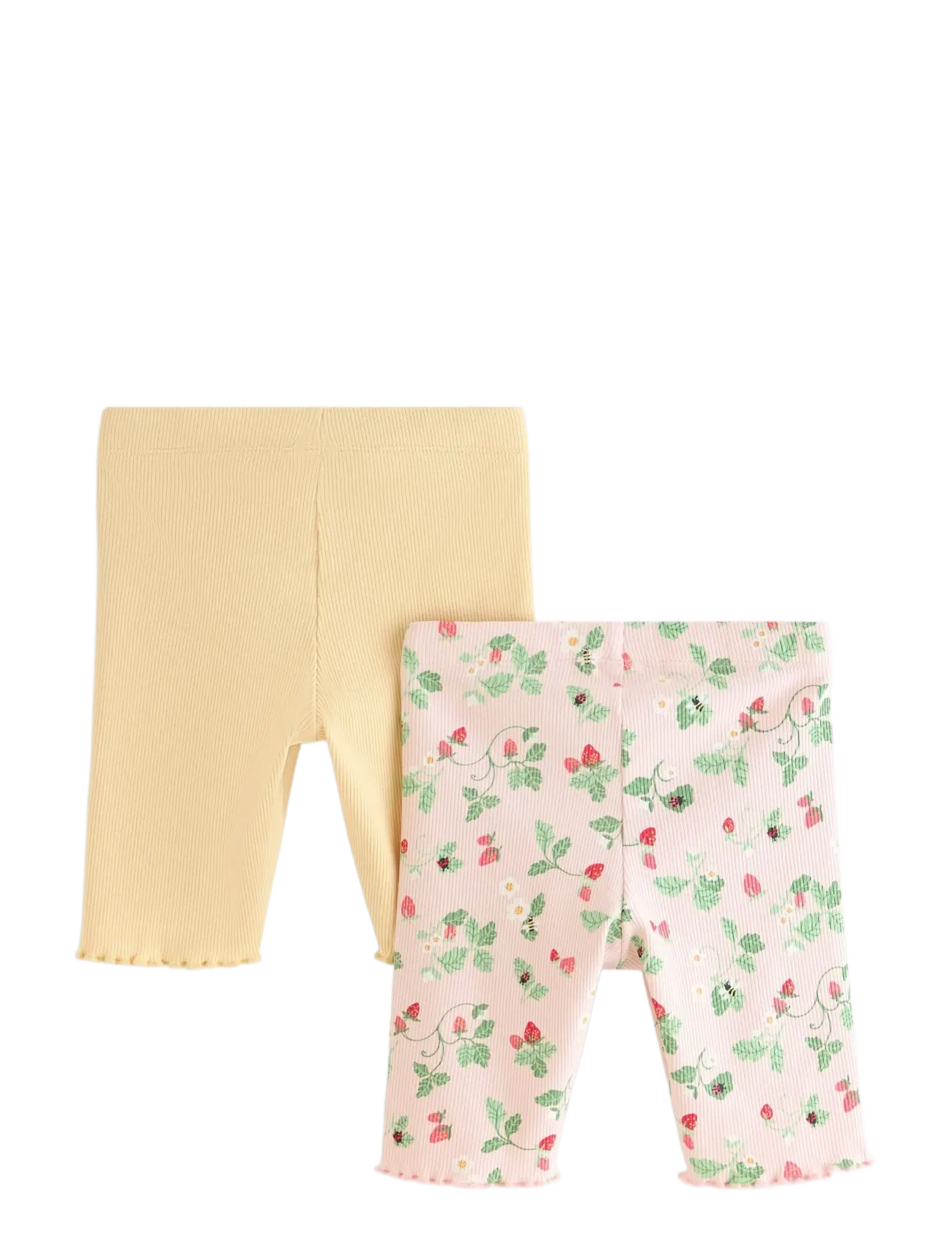 Lindex - Ribbed cycling shorts - cycling shorts - light pink - 2