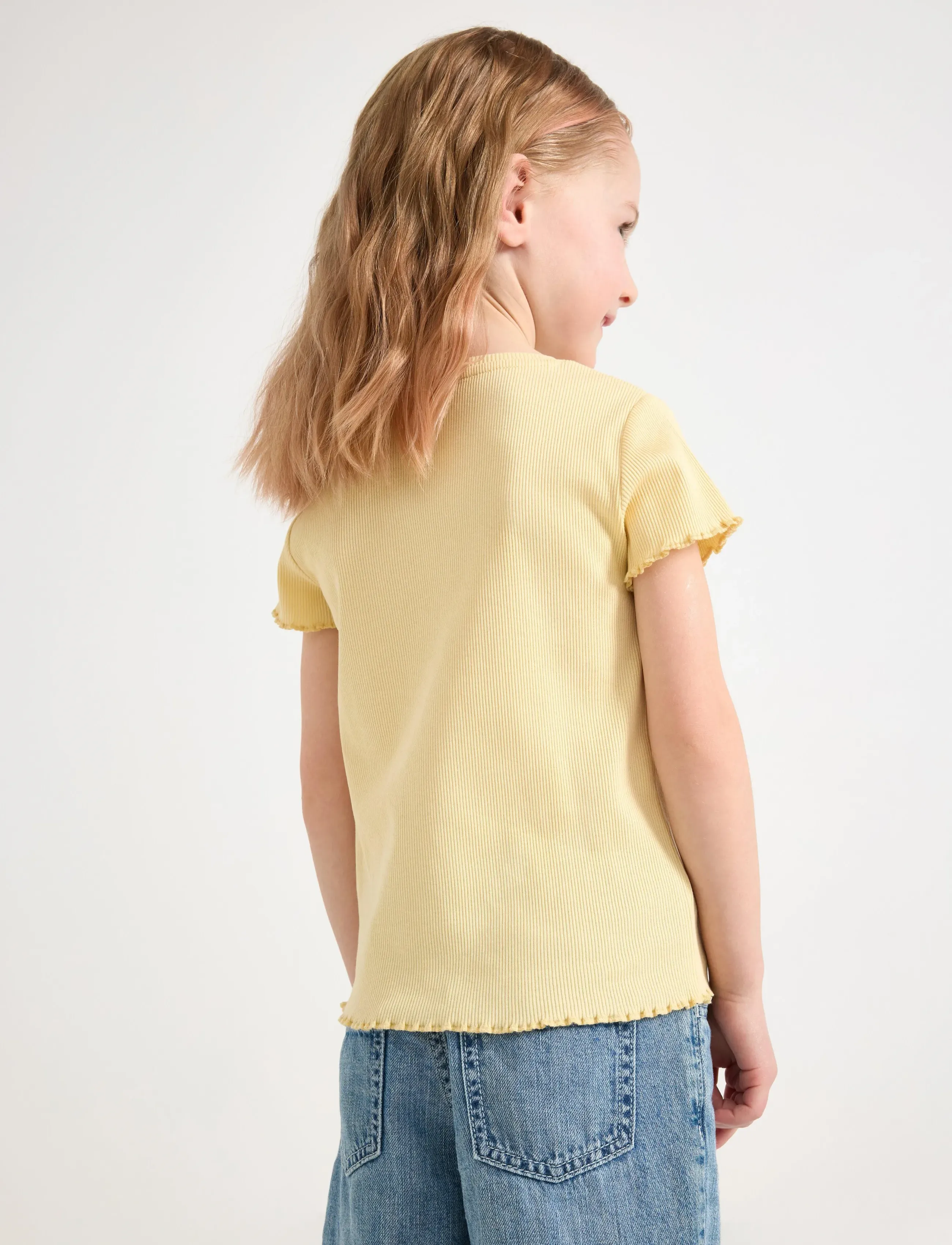 Lindex - 2-pack ribbed top - kurzärmelige - light pink - 3