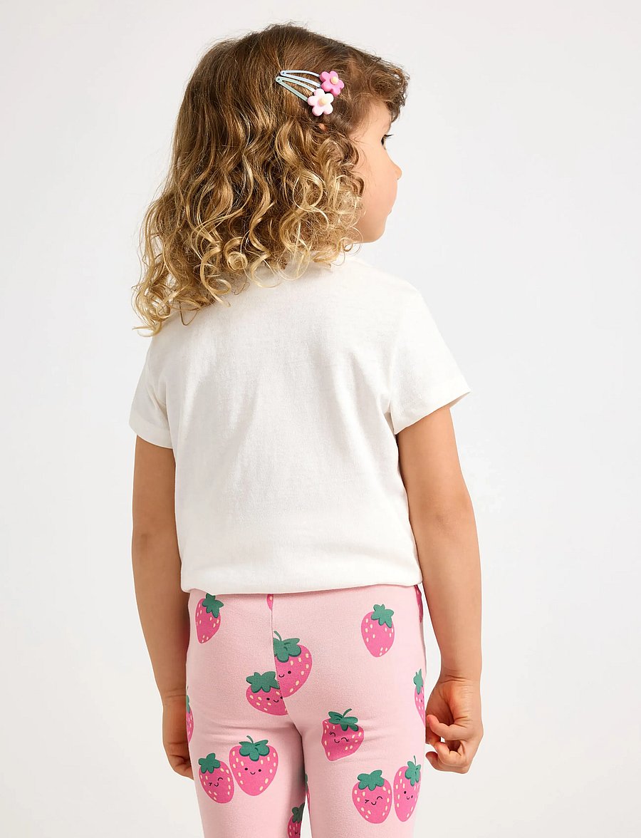 Lindex - 2-pack short-sleeved tops - t-krekli ar īsām piedurknēm - light pink - 3