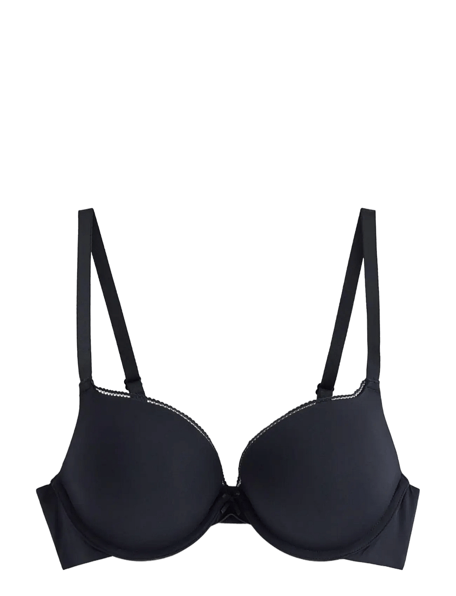 Lindex - Linnea push-up bra - push-up bh:ar - black - 1