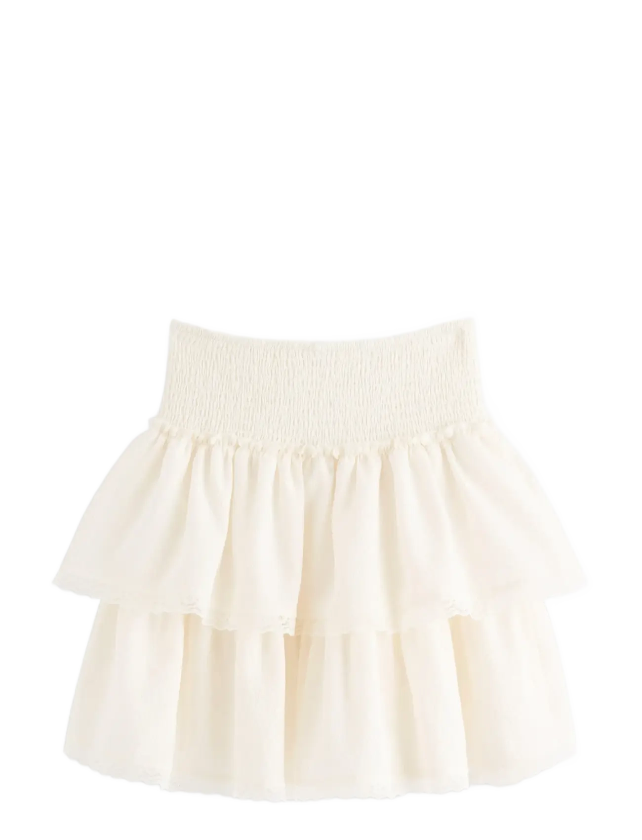 Lindex - Skirt with flounces - nederdele - off white - 2