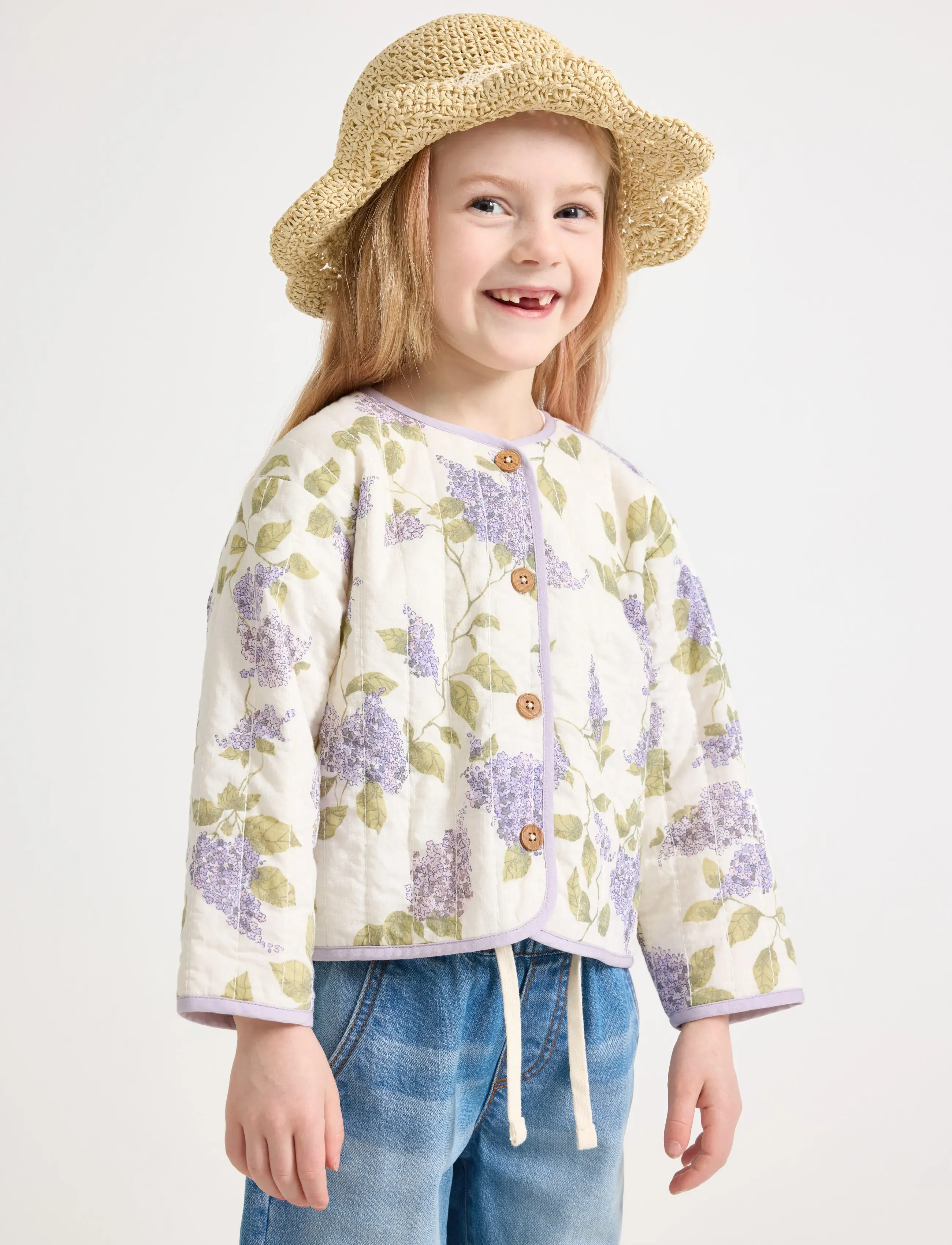 Lindex Quilted Jacket, 92, Jackets & Coats, Creme - Jackets, Kinder