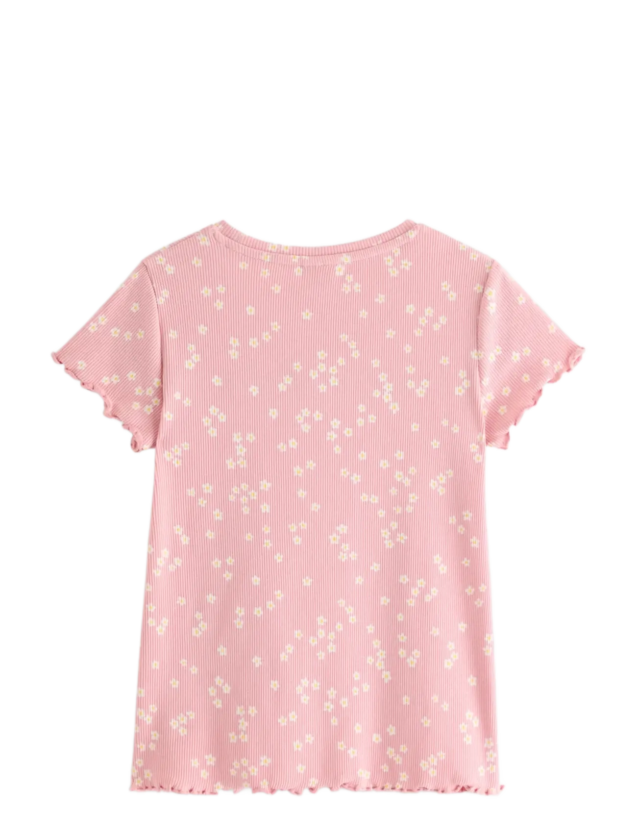 Lindex - Ribbed short-sleeved top - lühikeste varrukatega t-särgid - light pink - 2
