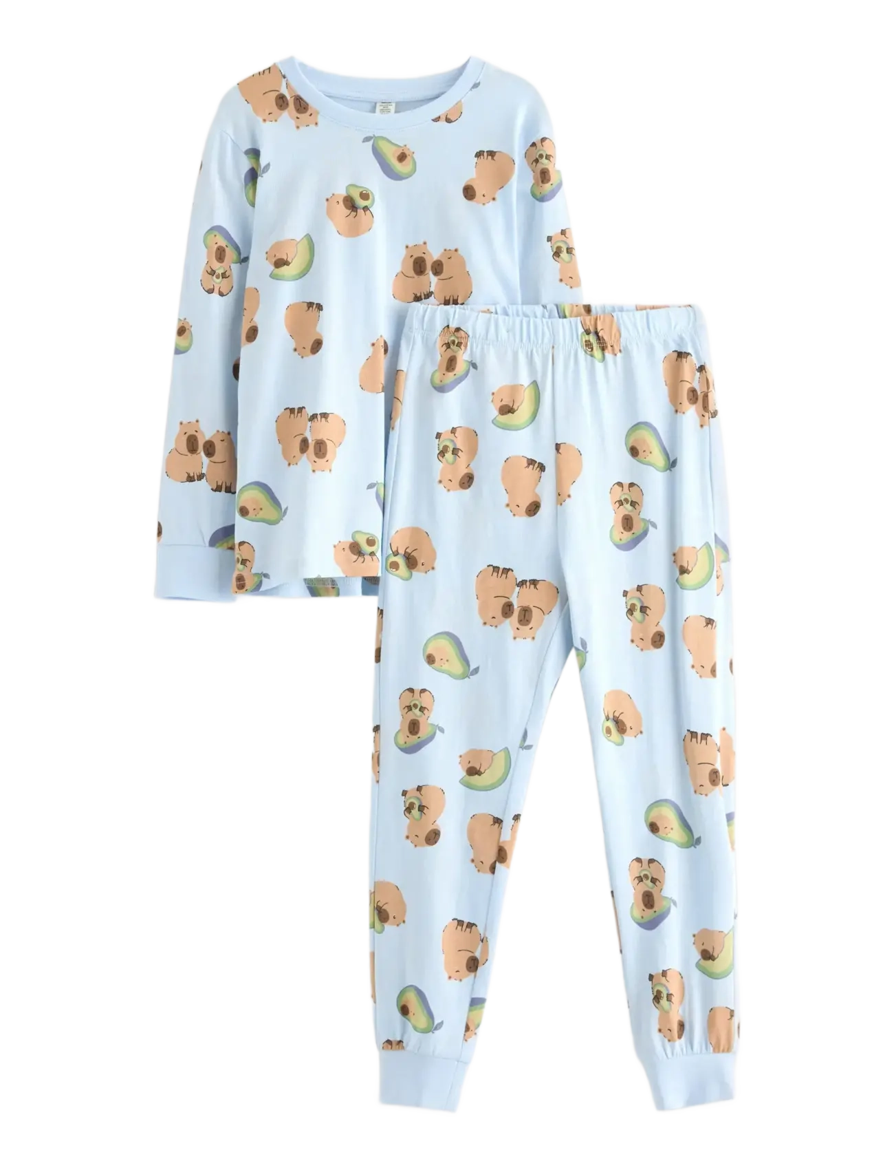 Lindex Pyjama set - Tøj - LIGHT BLUE / blue