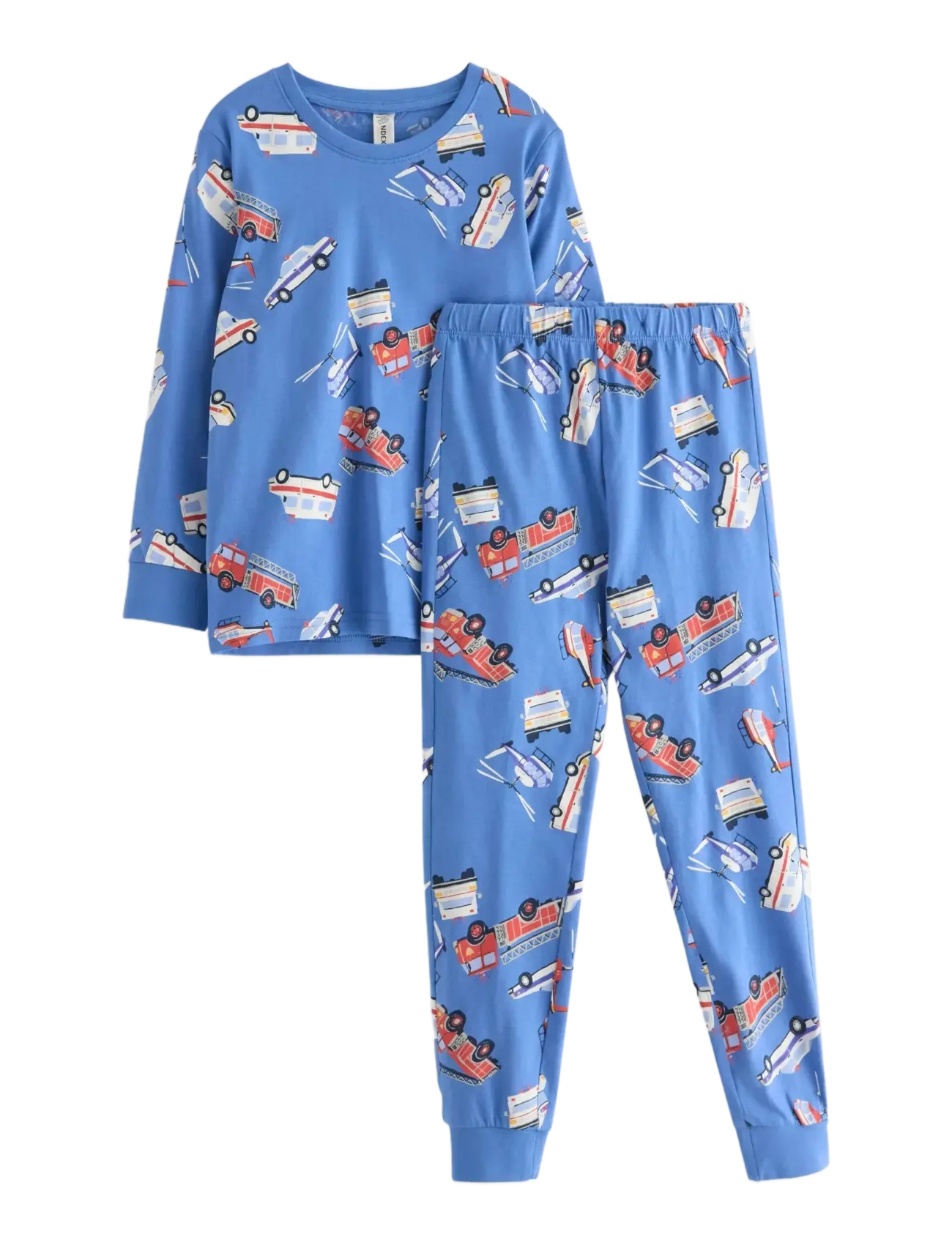 LINDEX Pyjama Set Blau - 122/128 - Kinder