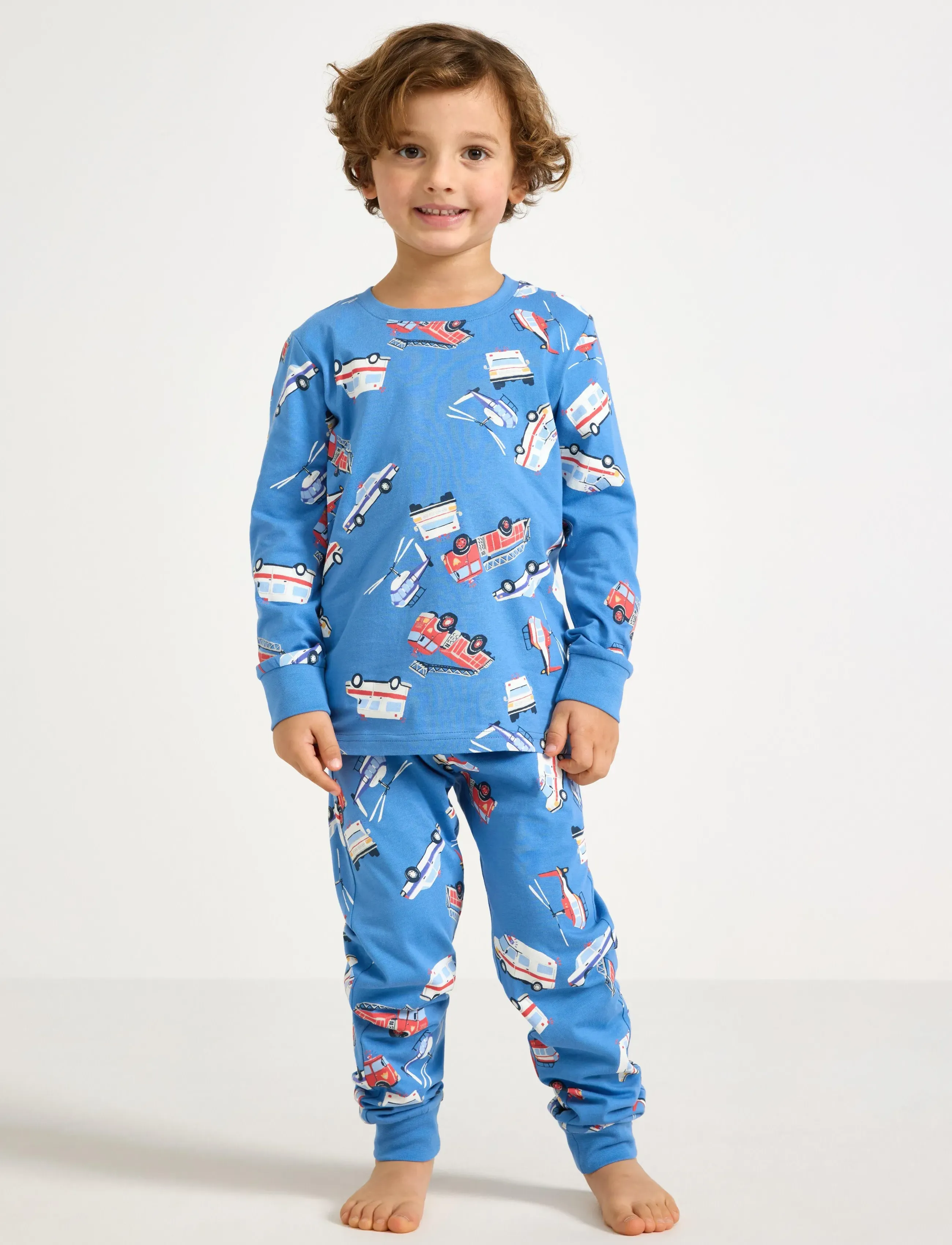Lindex Pyjama Set, 92, Pyjamas, Blau - Sets, Kinder
