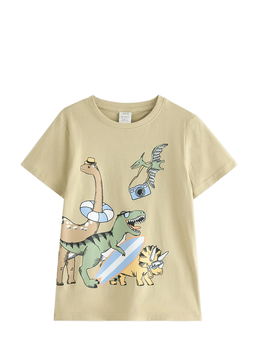 Lindex - Short-sleeved top - lühikeste varrukatega t-särgid - light dusty green - 1