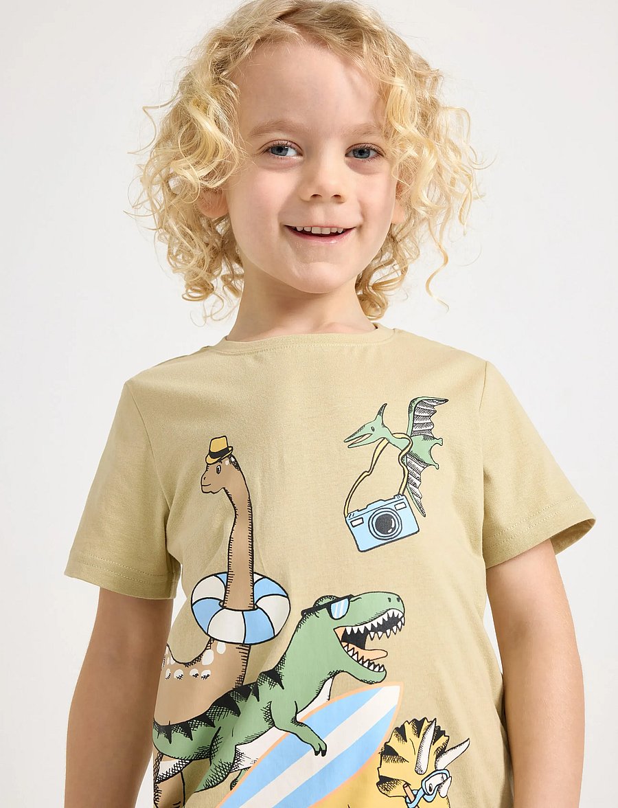 Lindex - Short-sleeved top - lühikeste varrukatega t-särgid - light dusty green - 4