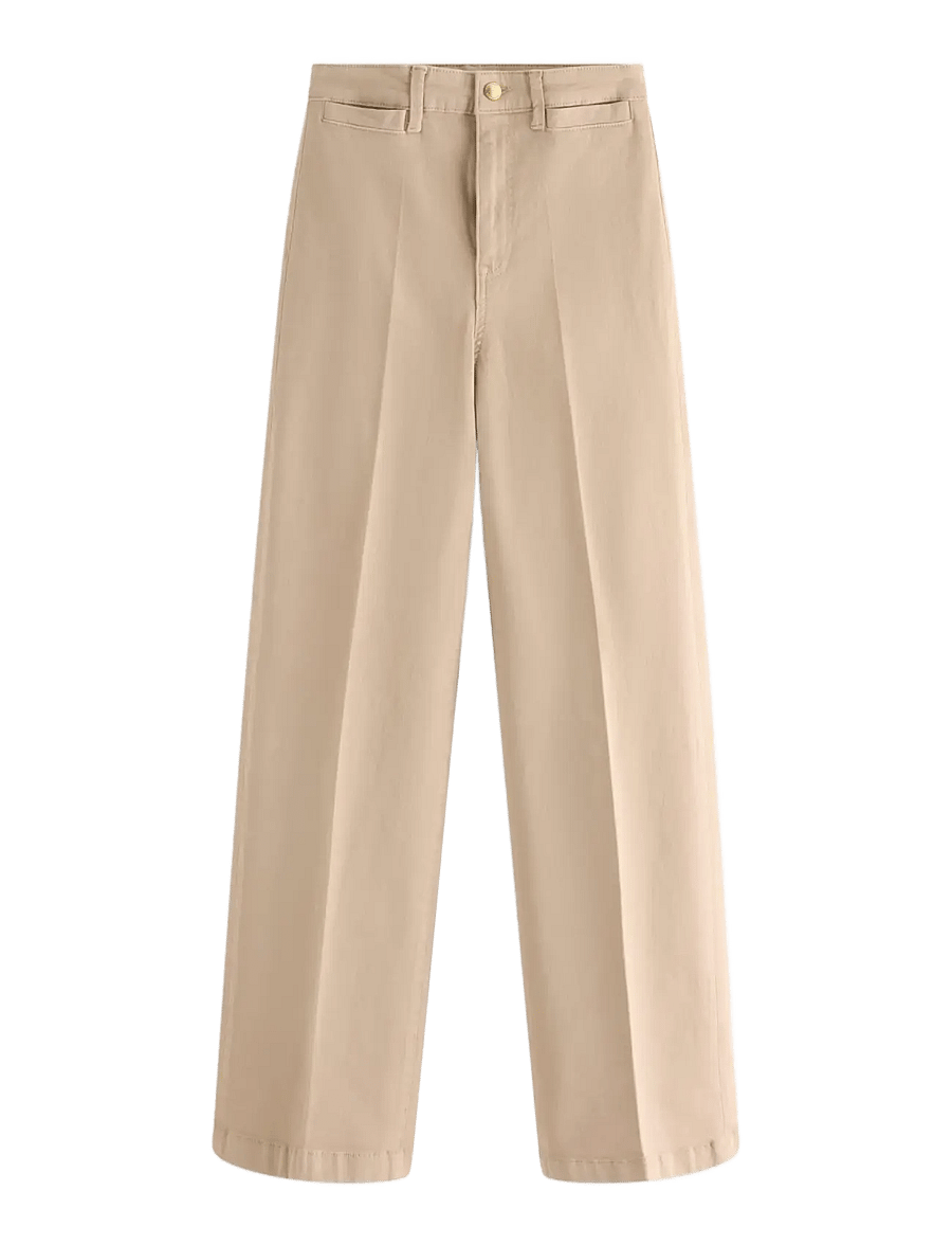 Lindex - Trousers Colette - hosen mit weitem bein - beige - 1