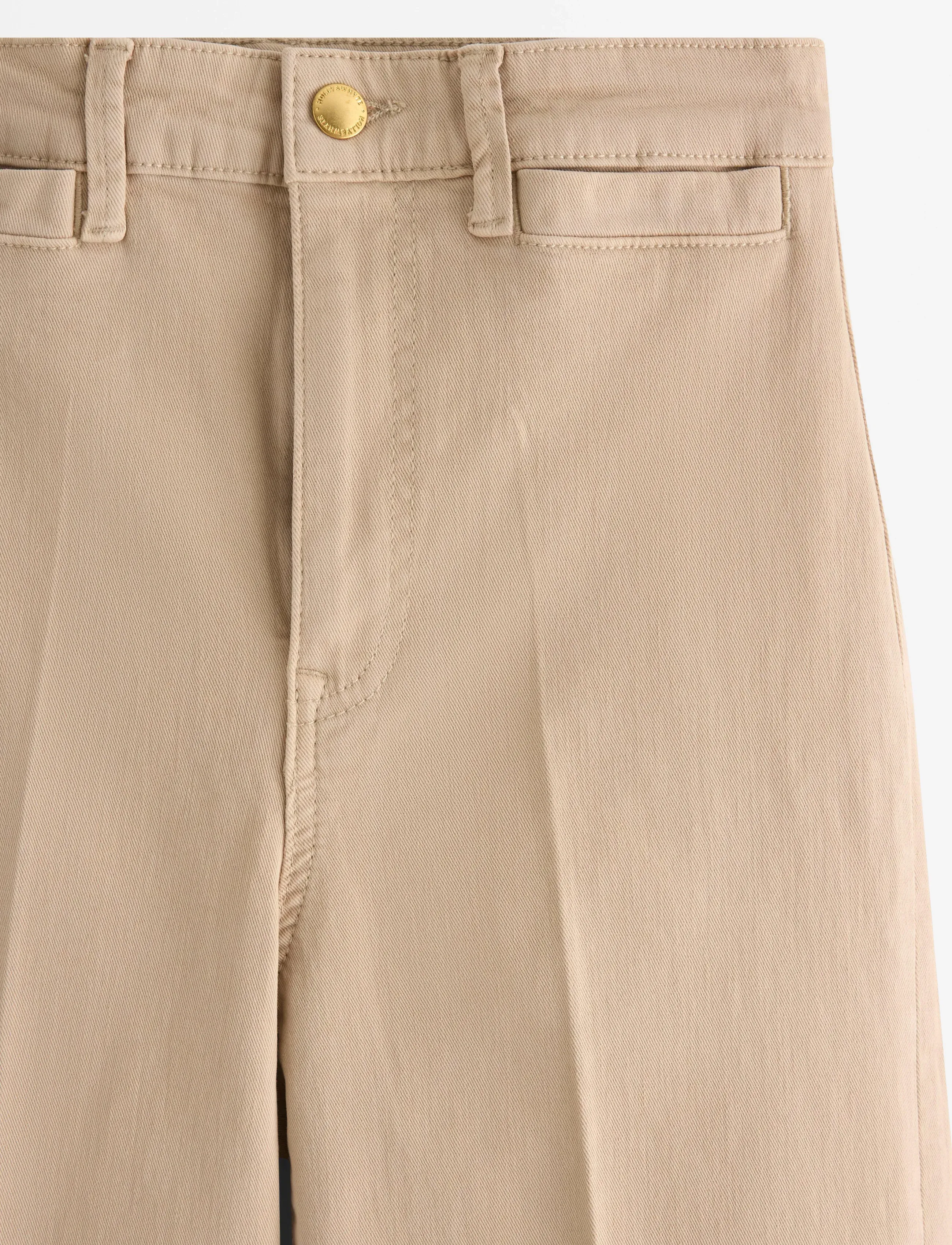 Lindex - Wide trousers - vida byxor - beige - 4