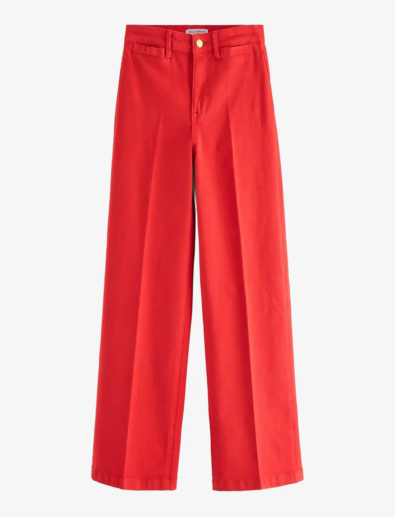 Lindex - Wide trousers - laia säärega püksid - light dusty red - 1