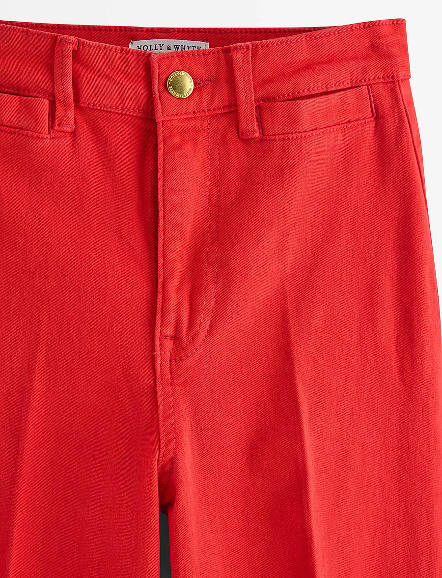 Lindex - Wide trousers - laia säärega püksid - light dusty red - 5