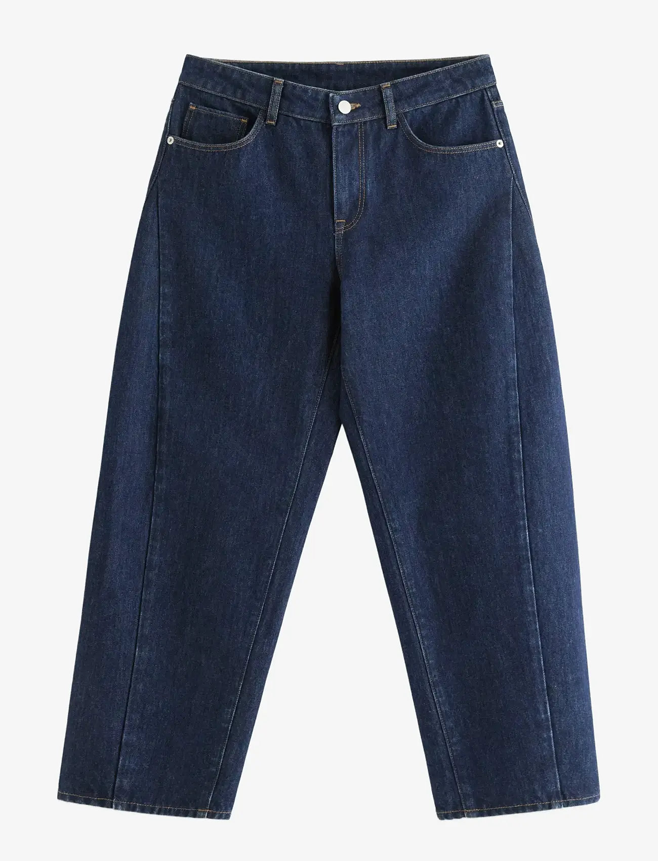 Lindex - BARREL jeans with ankle length - barrel jeans - dark denim - 1