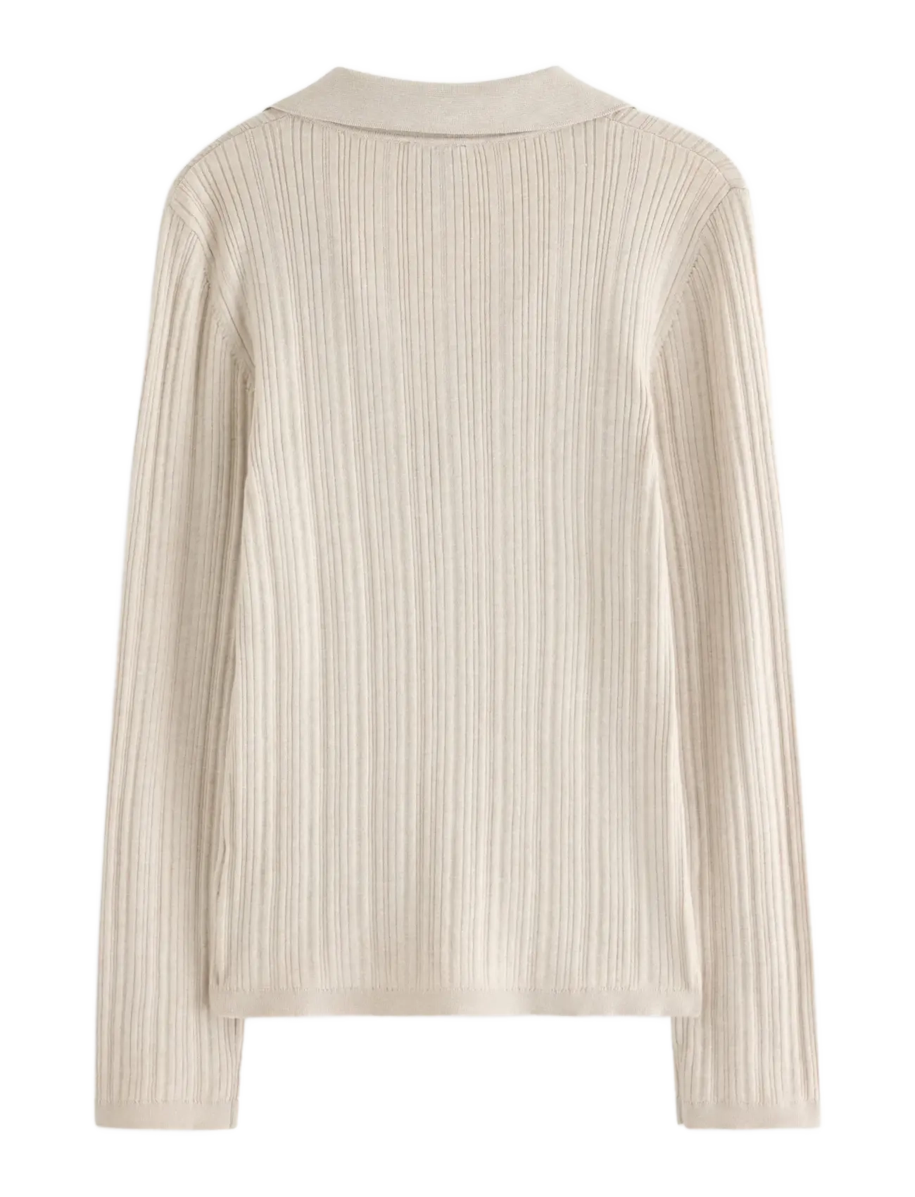 Lindex - Ribbed cardigan - laveste priser - light beige - 2