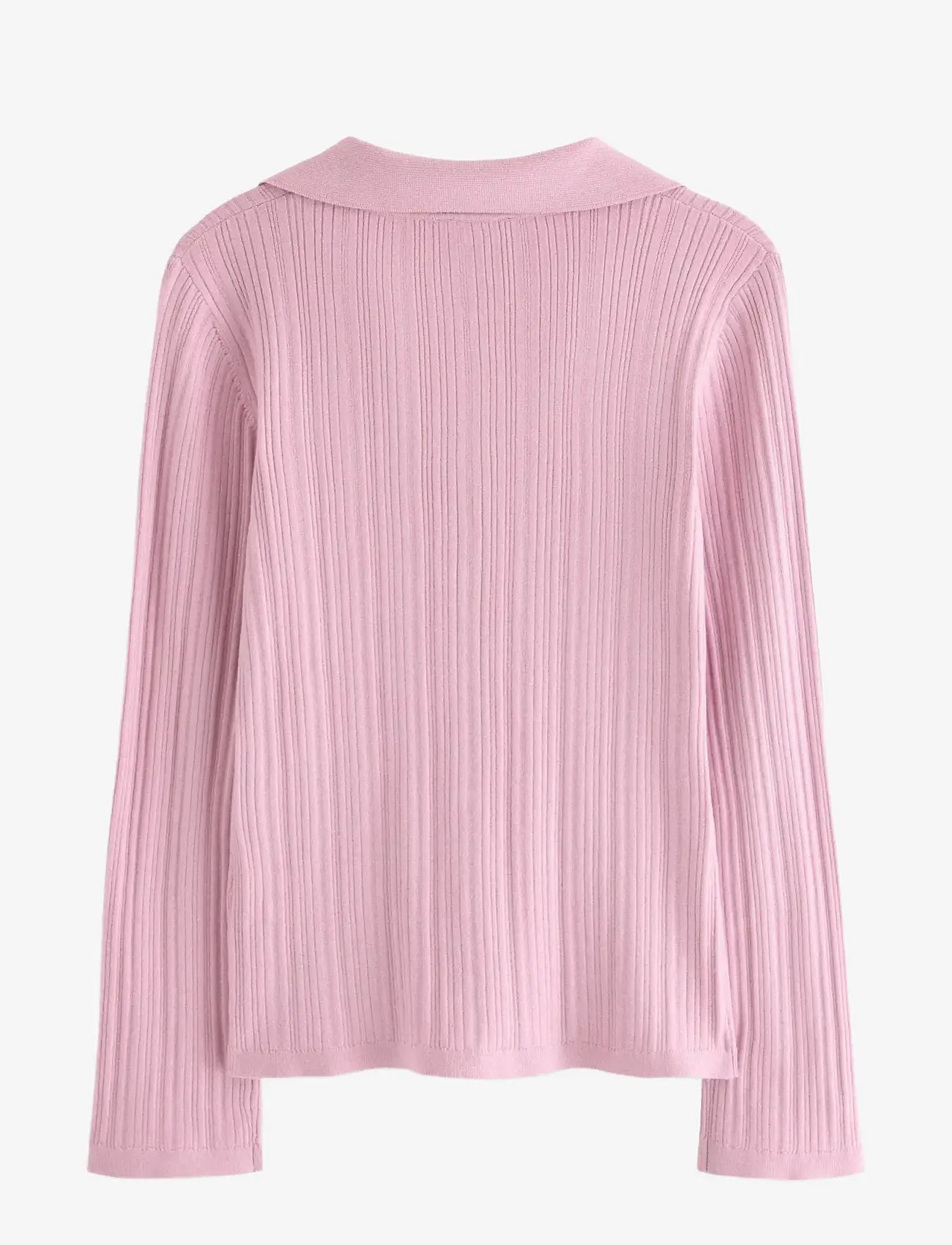 Lindex - Ribbed cardigan - koftor - light dusty pink - 2