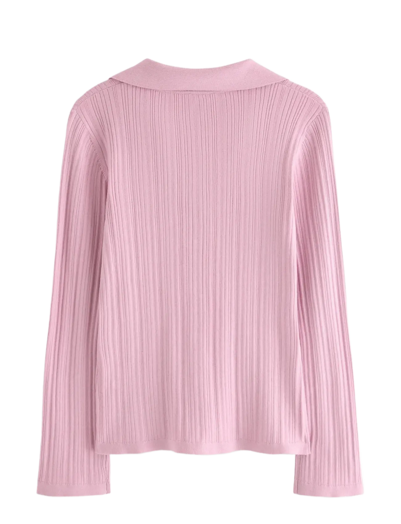 Lindex - Ribbed cardigan - cardigans - light dusty pink - 2