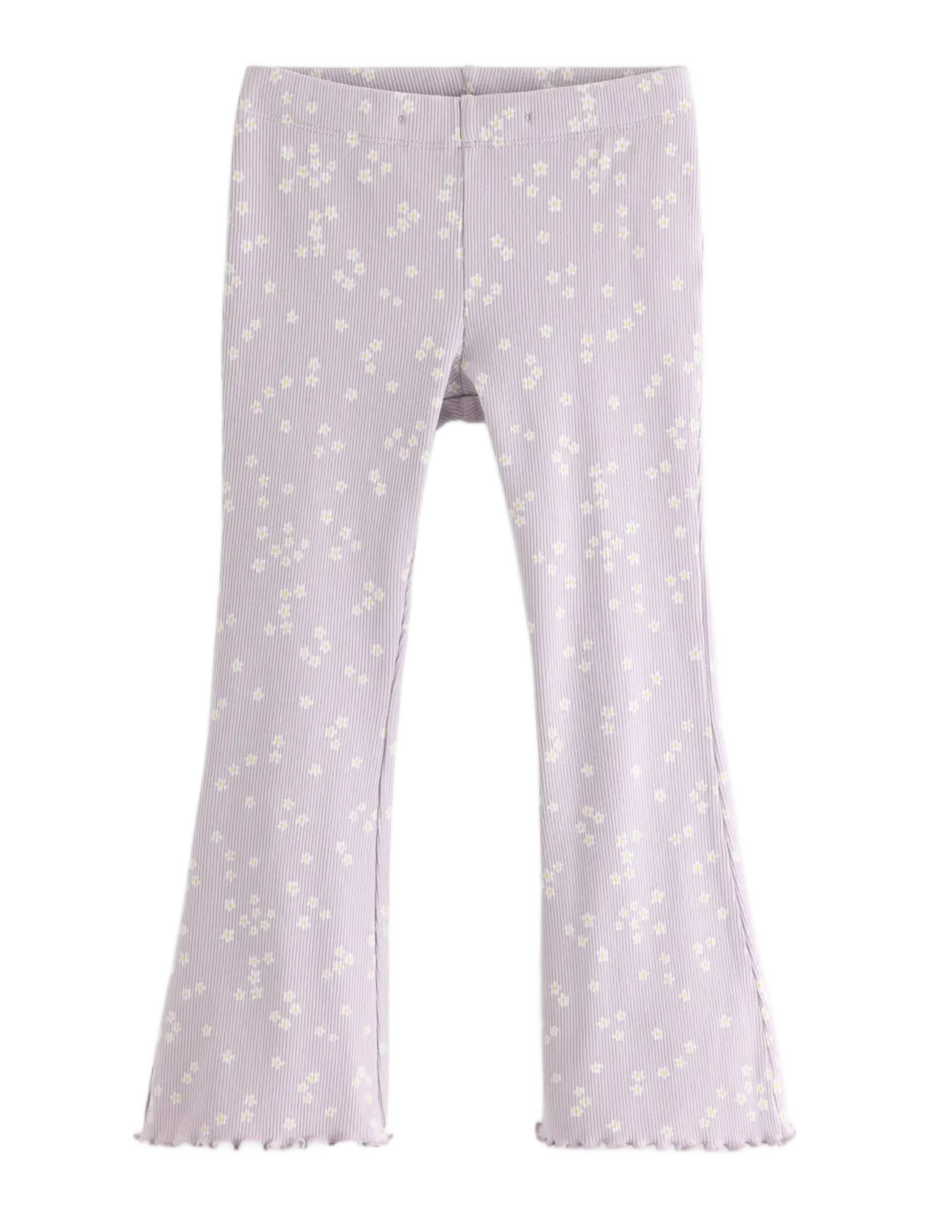 Lindex Ribbed leggings - Leggings - LIGHT DUSTY LILAC / purple