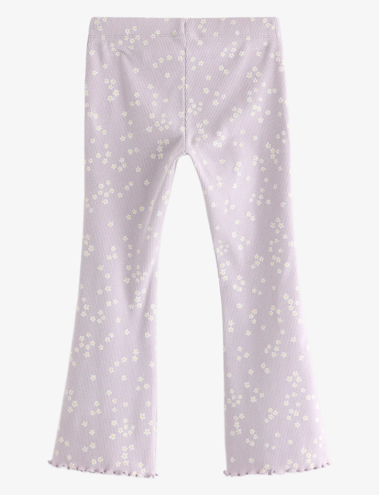 Lindex - Ribbed leggings - leggings - light dusty lilac - 2