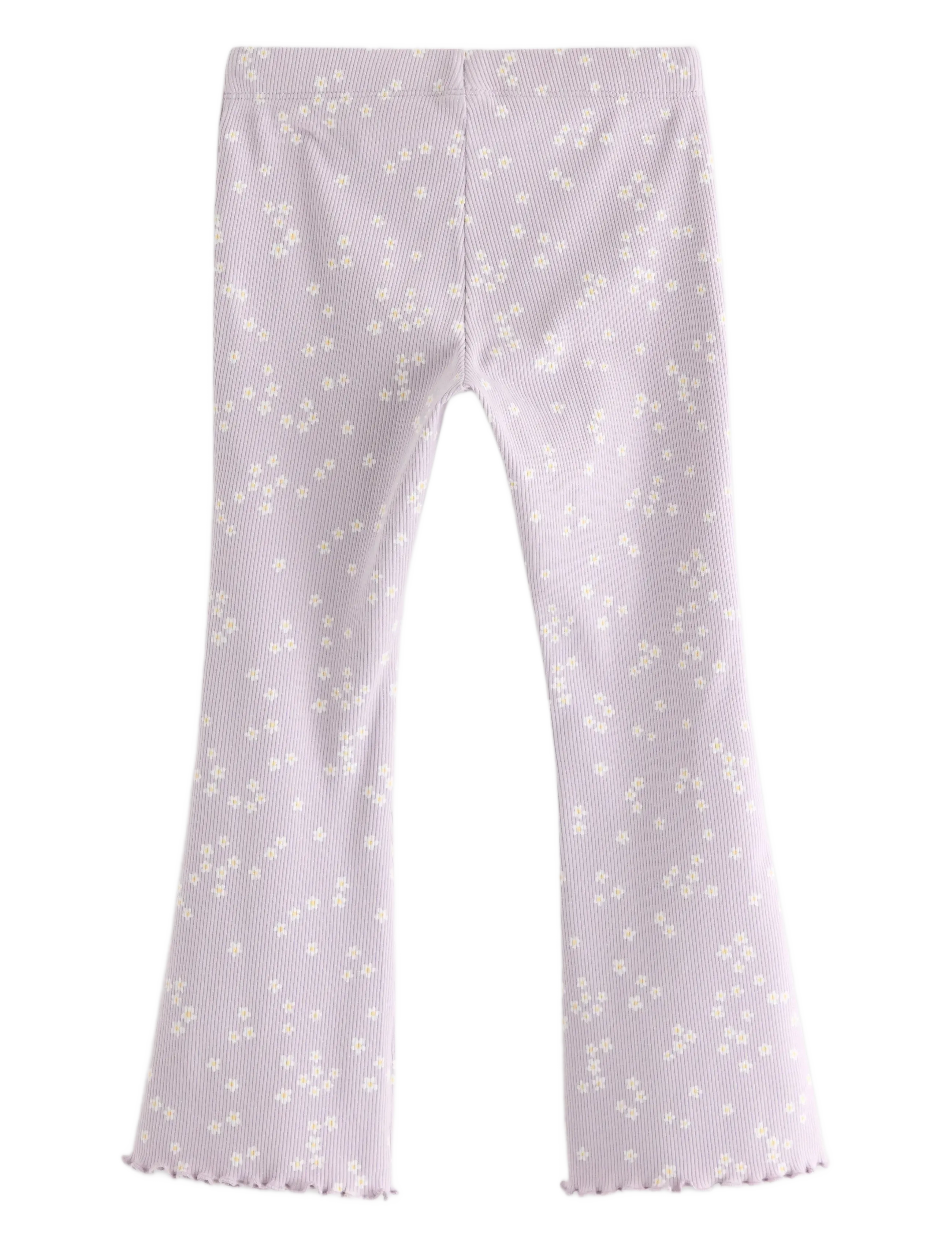 Lindex - Ribbed leggings - leggings - light dusty lilac - 2