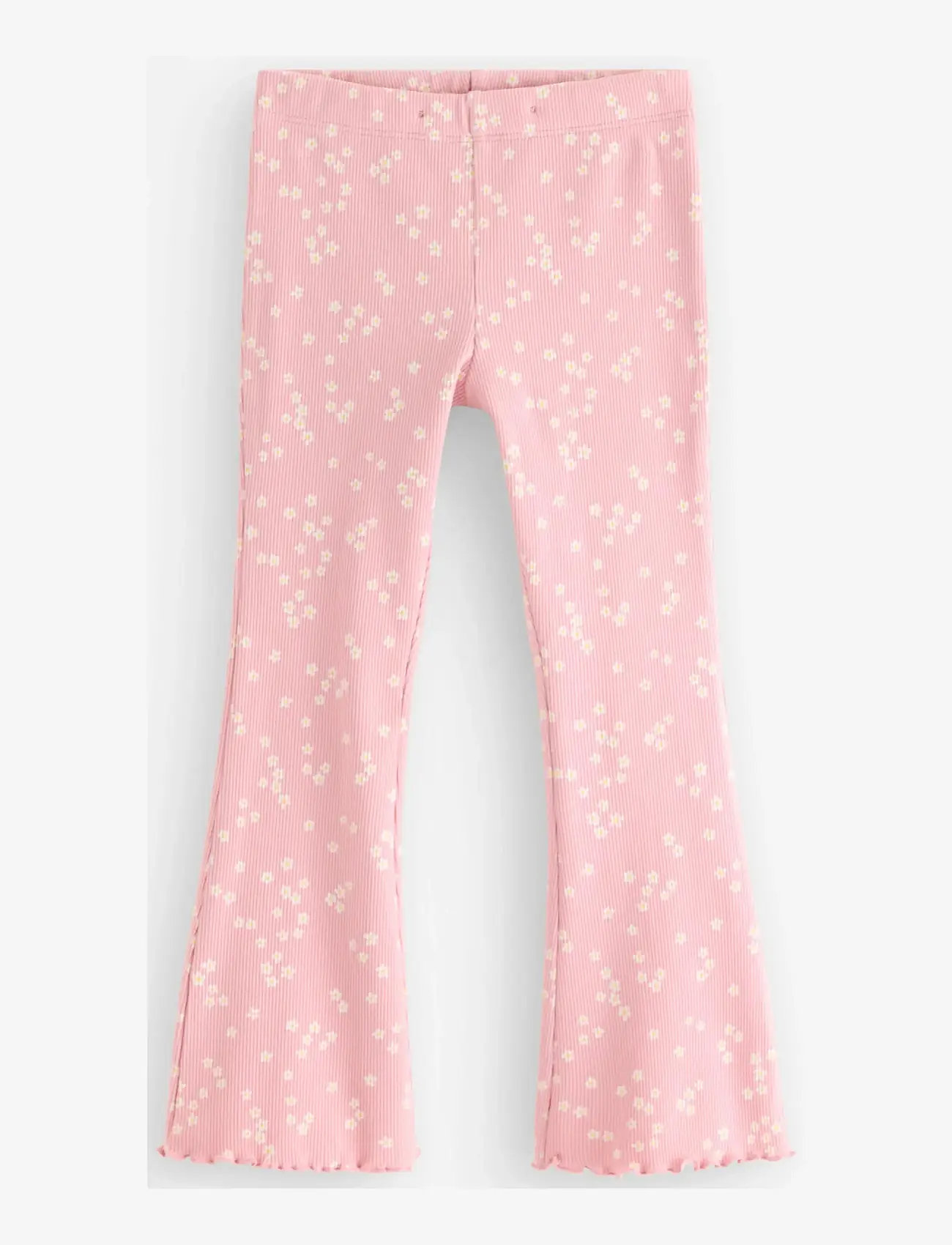Lindex - Ribbed leggings - leggings - light pink - 1
