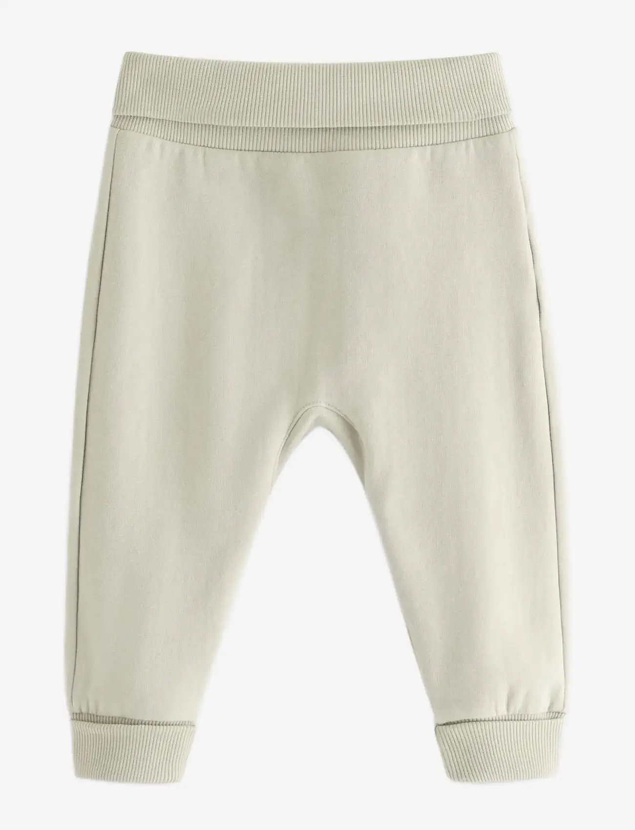 Lindex - Trousers w print at back NB - jogginghosen - light dusty green - 0