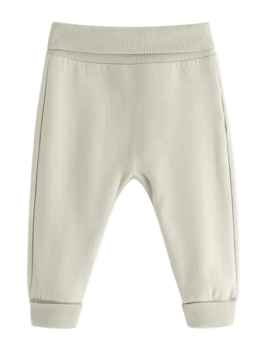 Lindex - Trousers w print at back NB - mjukisbyxor - light dusty green - 0