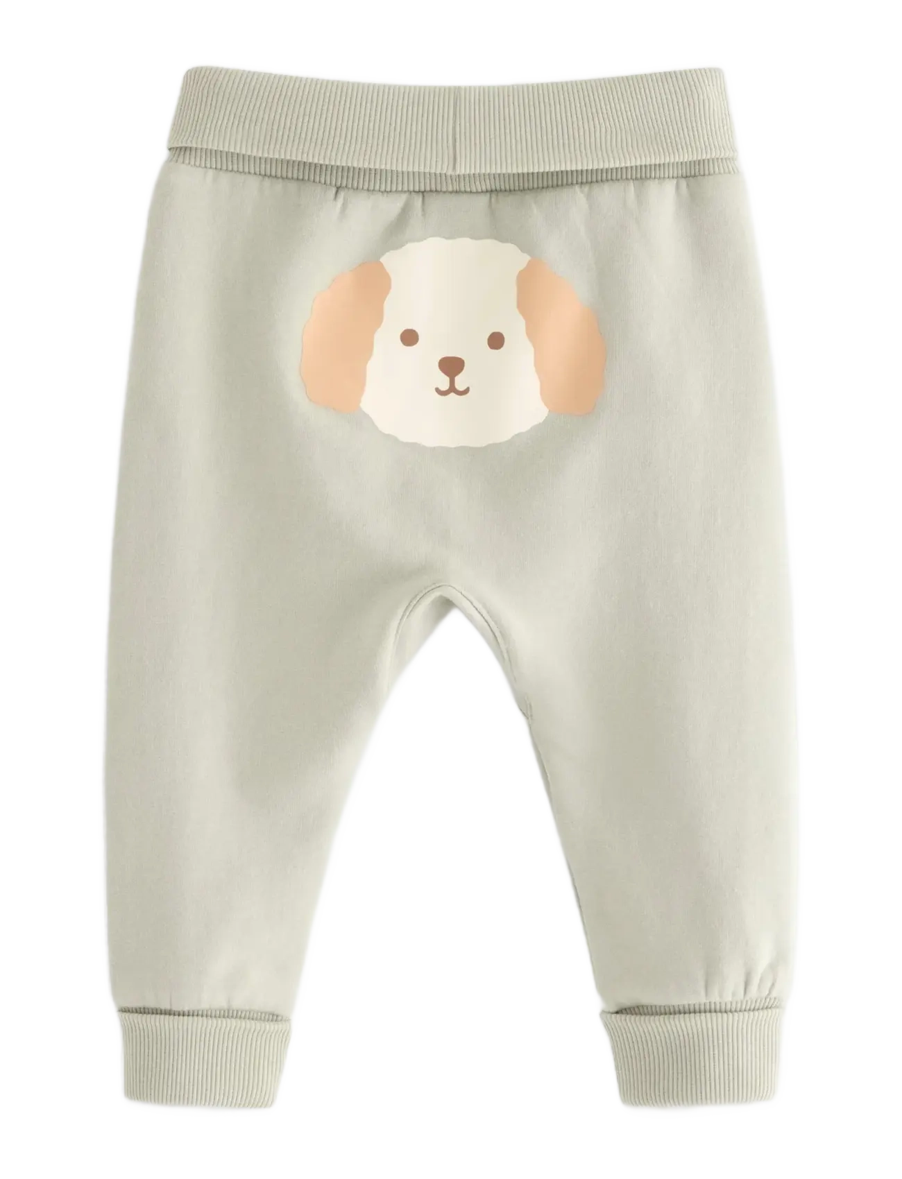 Lindex - Trousers w print at back NB - verryttelyhousut - light dusty green - 1