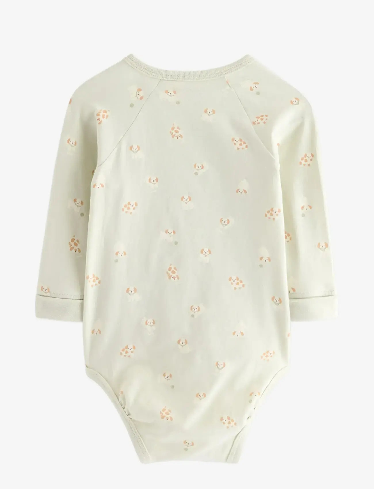 Lindex - Body wrap dog - långärmade bodies - light dusty green - 1