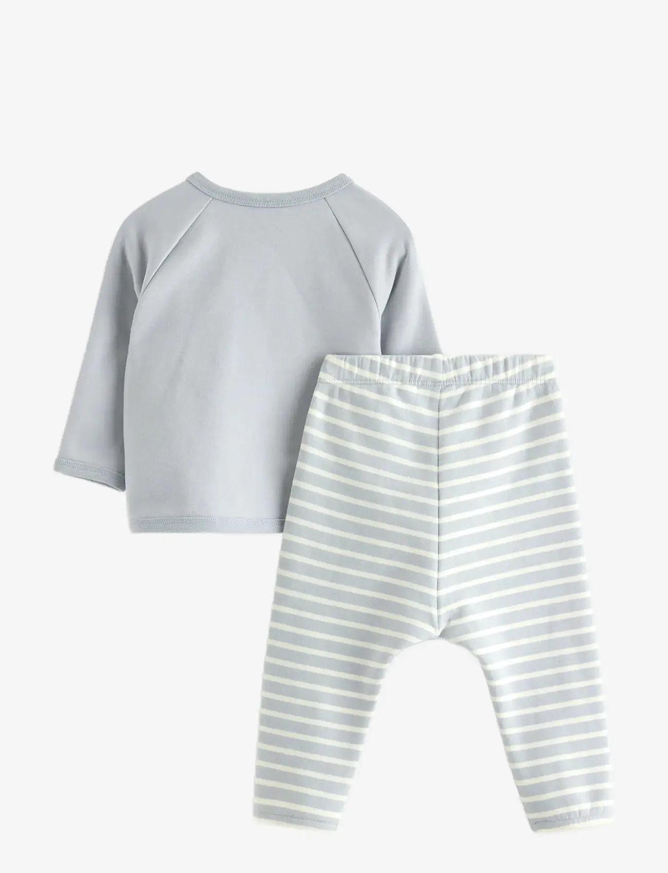 Lindex - Set jacket and trousers - sæt med langærmet t-shirt - light dusty blue - 1