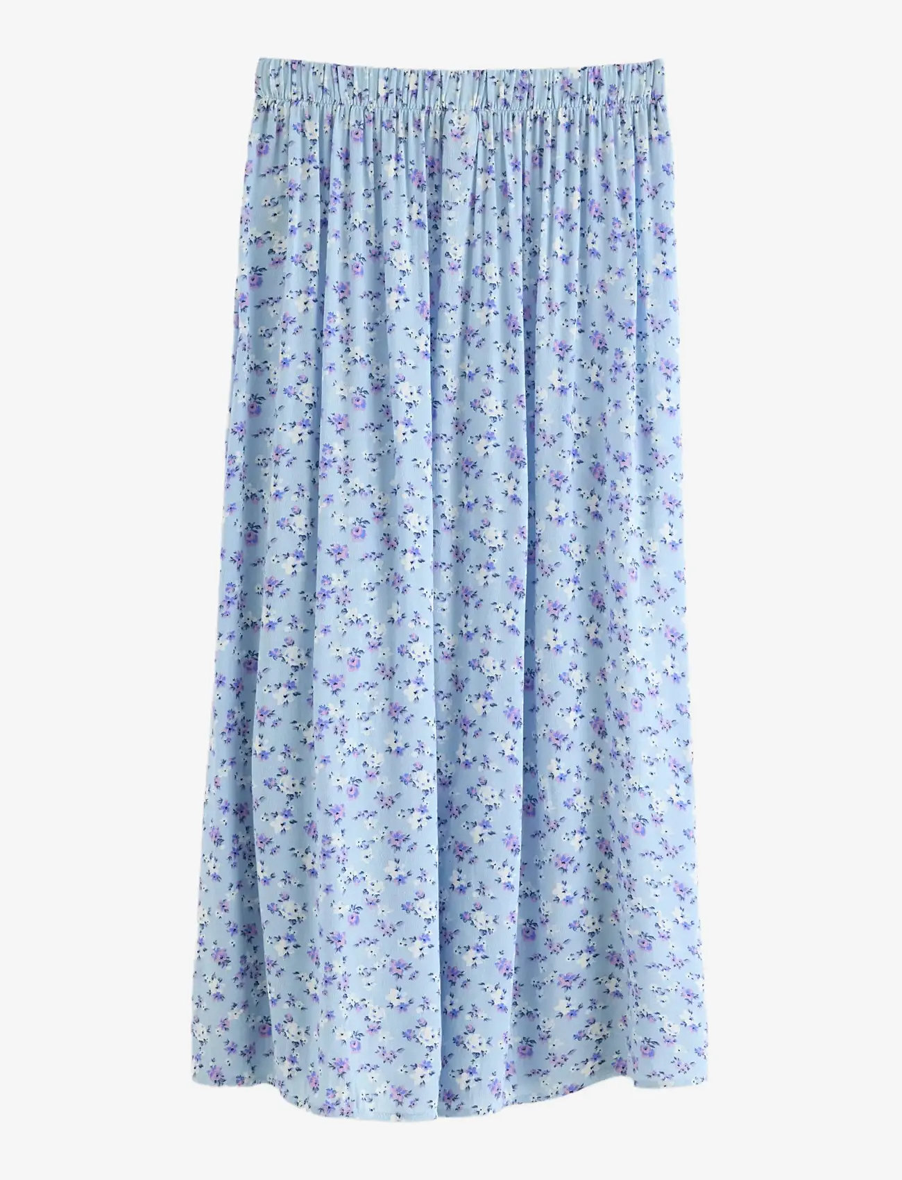 Lindex - Skirt with flounce - midi nederdele - light blue - 2