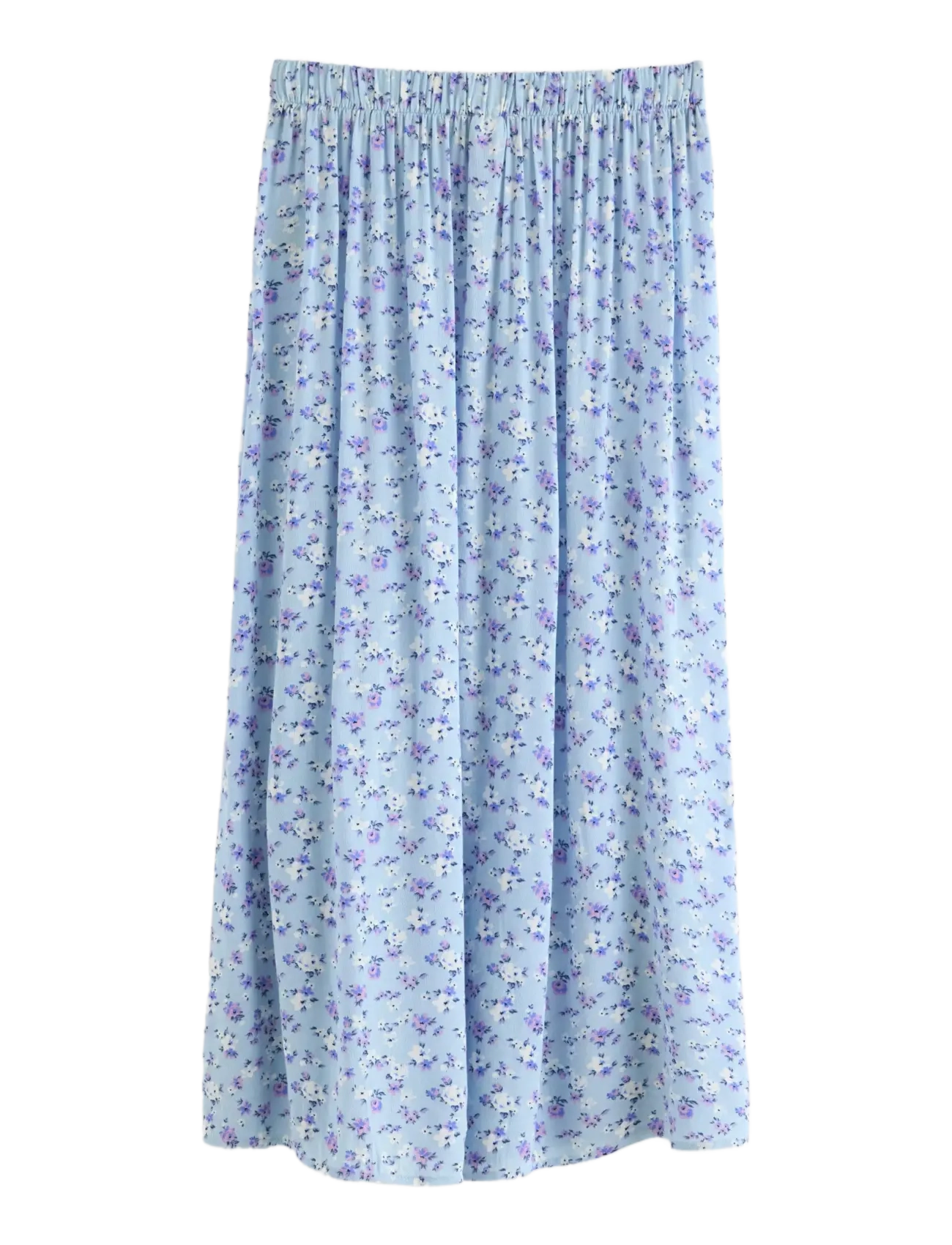 Lindex - Skirt with flounce - midi-röcke - light blue - 2