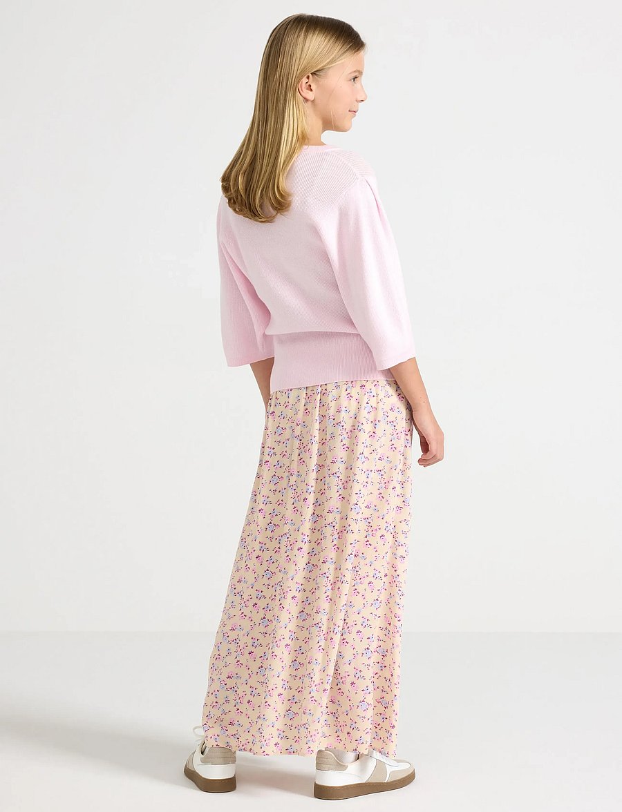 Lindex - Skirt with flounce - midi nederdele - light yellow - 3