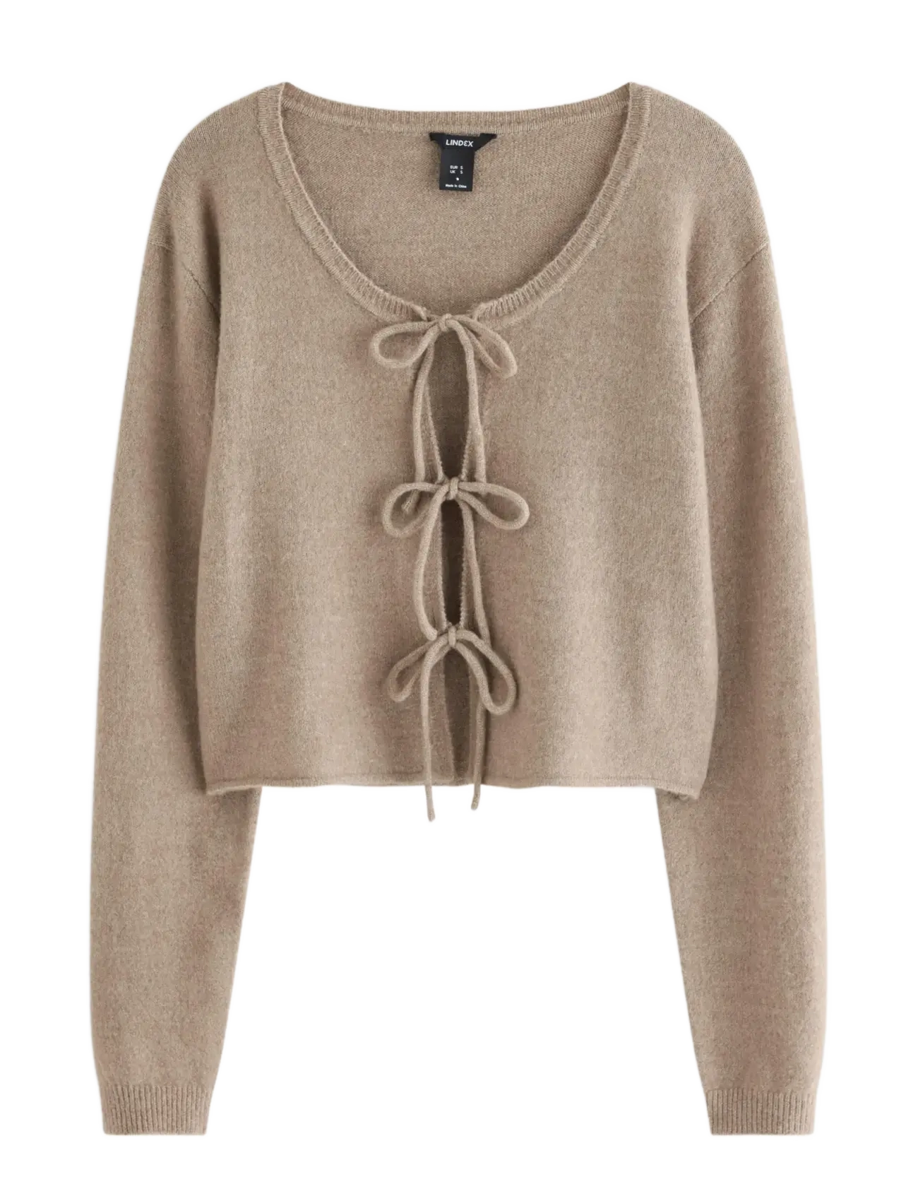 Lindex Knitted cardigan - Pulls et gilets - LIGHT DUSTY BROWN / beige