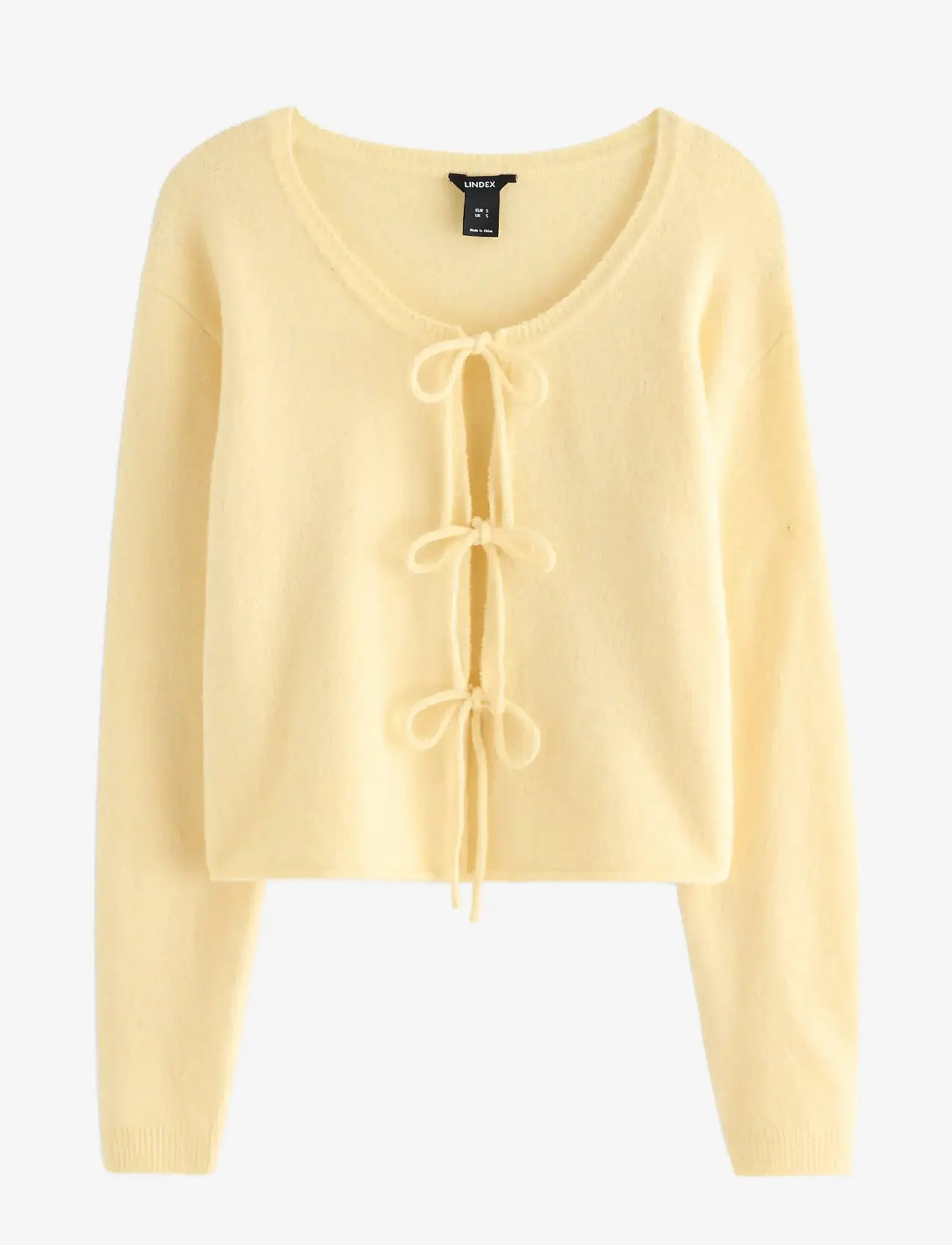 Lindex - Knitted cardigan - kardiganid - light yellow - 1