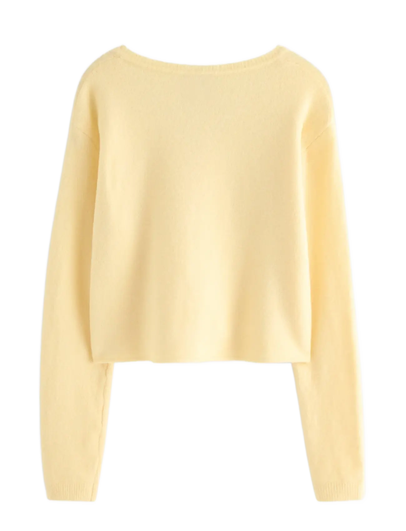 Lindex - Knitted cardigan - koftor - light yellow - 2